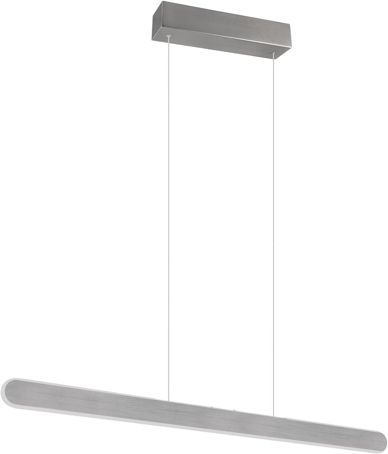 lightling LED Pendelleuchte Helmut, LED fest integriert, Kaltweiß, Lichtfarbe einstellbar, Höhe anpassbar, Up-Down-Light, 4-fach Touch