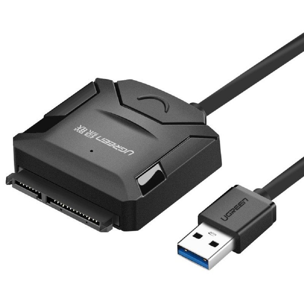 Ugreen Festplattenadapter Adapter HDD SSD USB 3.0 - SATA schwarz Computer-Adapter