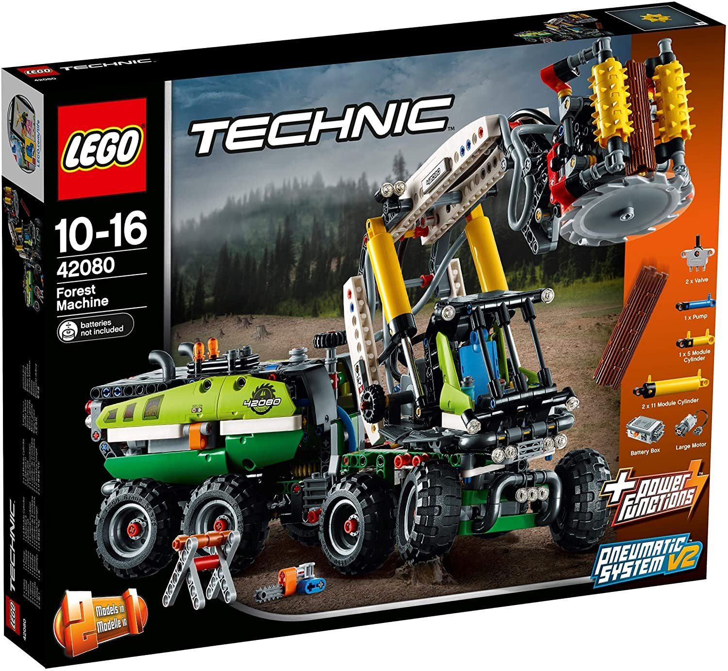 LEGO® Konstruktionsspielsteine Technic 42080 Forest Harvester, (1003 St)