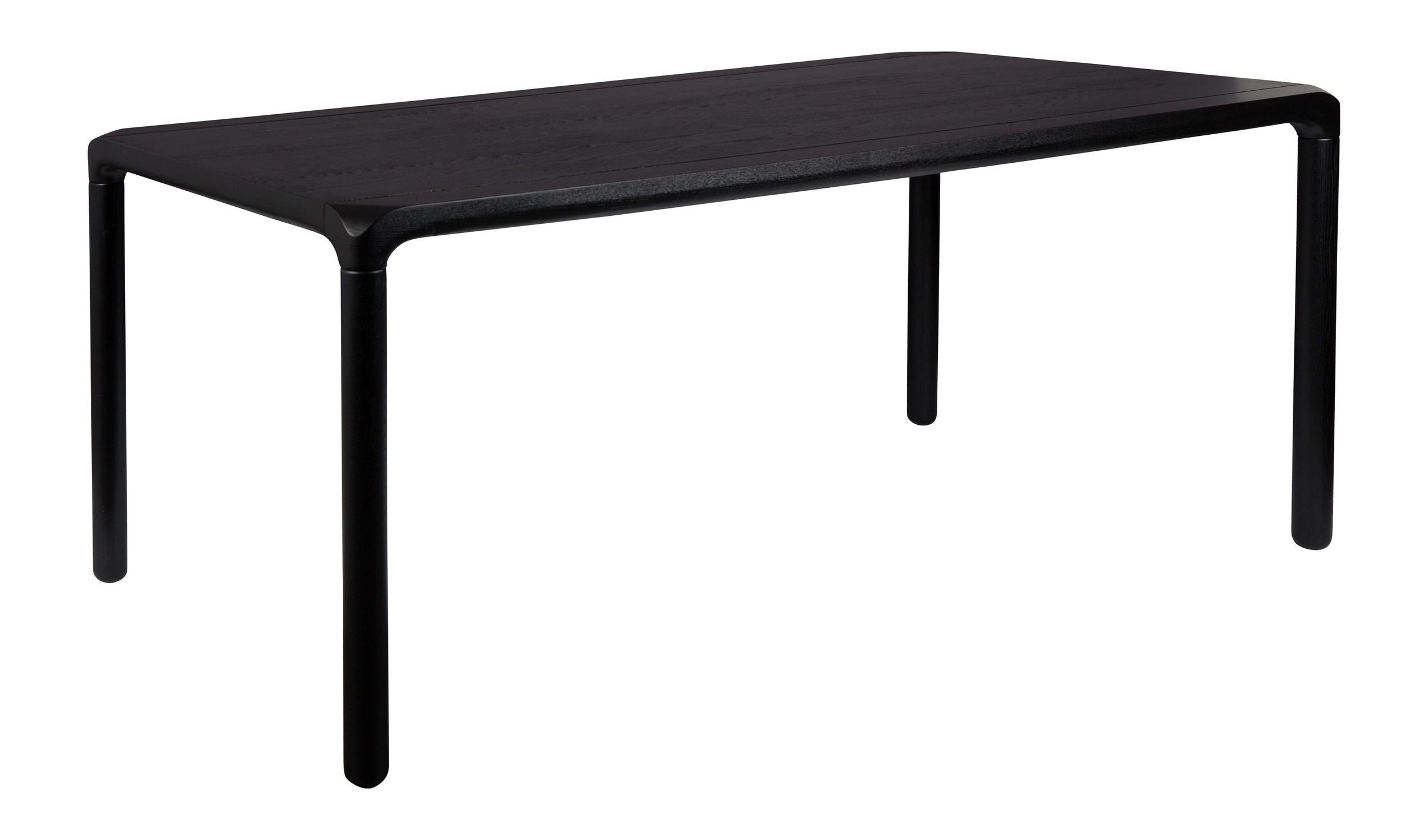 Zuiver Esstisch Esstisch Storm 220x90 cm in Schwarz mit Eschenfurnier von Zuiver