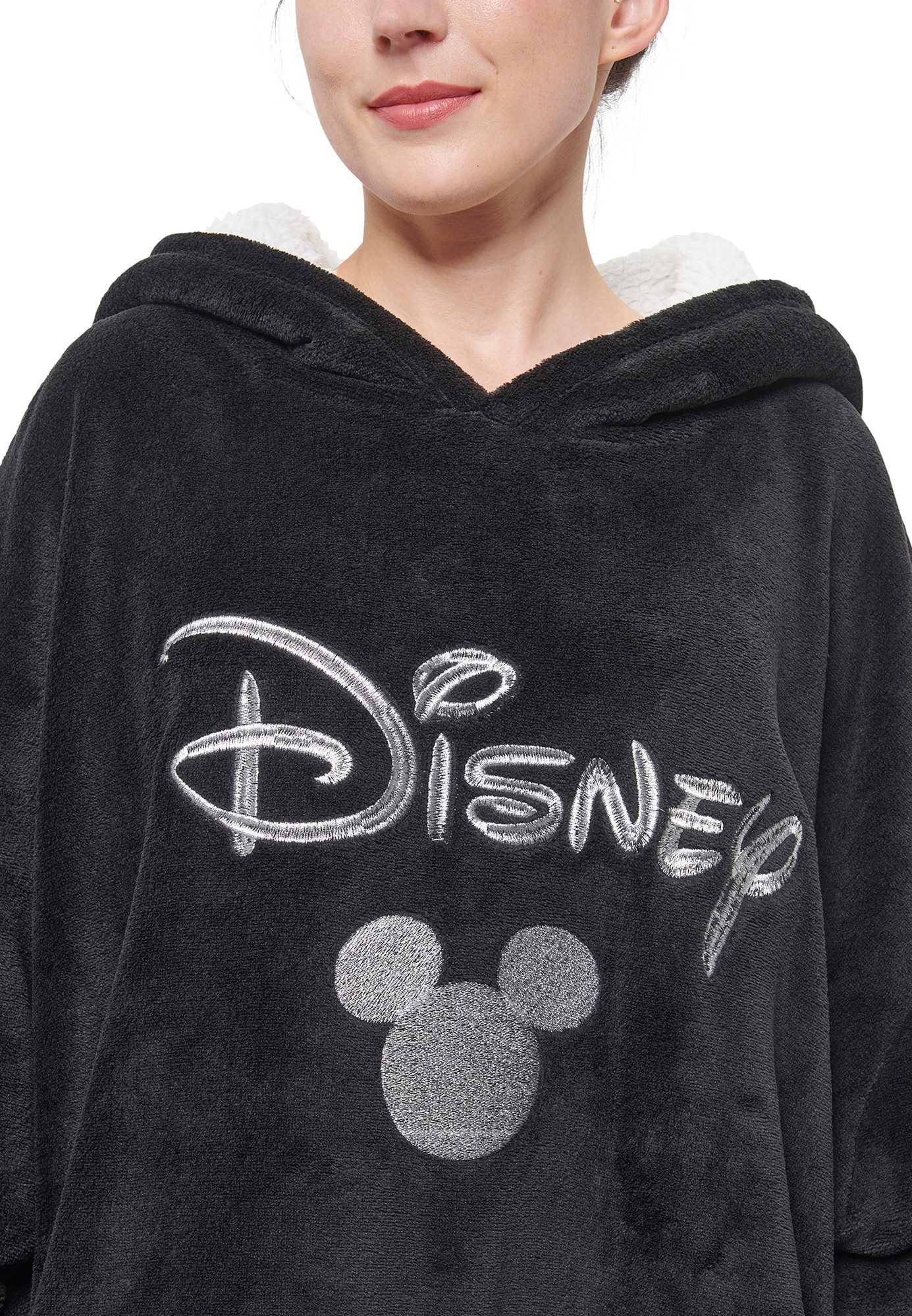 United Labels® Kapuzenpullover Disney Mickey Mouse Oversize Cozy Hoodie Übergroße Kuschelpullover