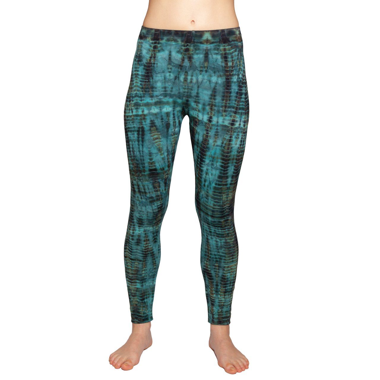 PANASIAM Leggings Unikat Batik Leggings 'Dschungel' günstig online kaufen