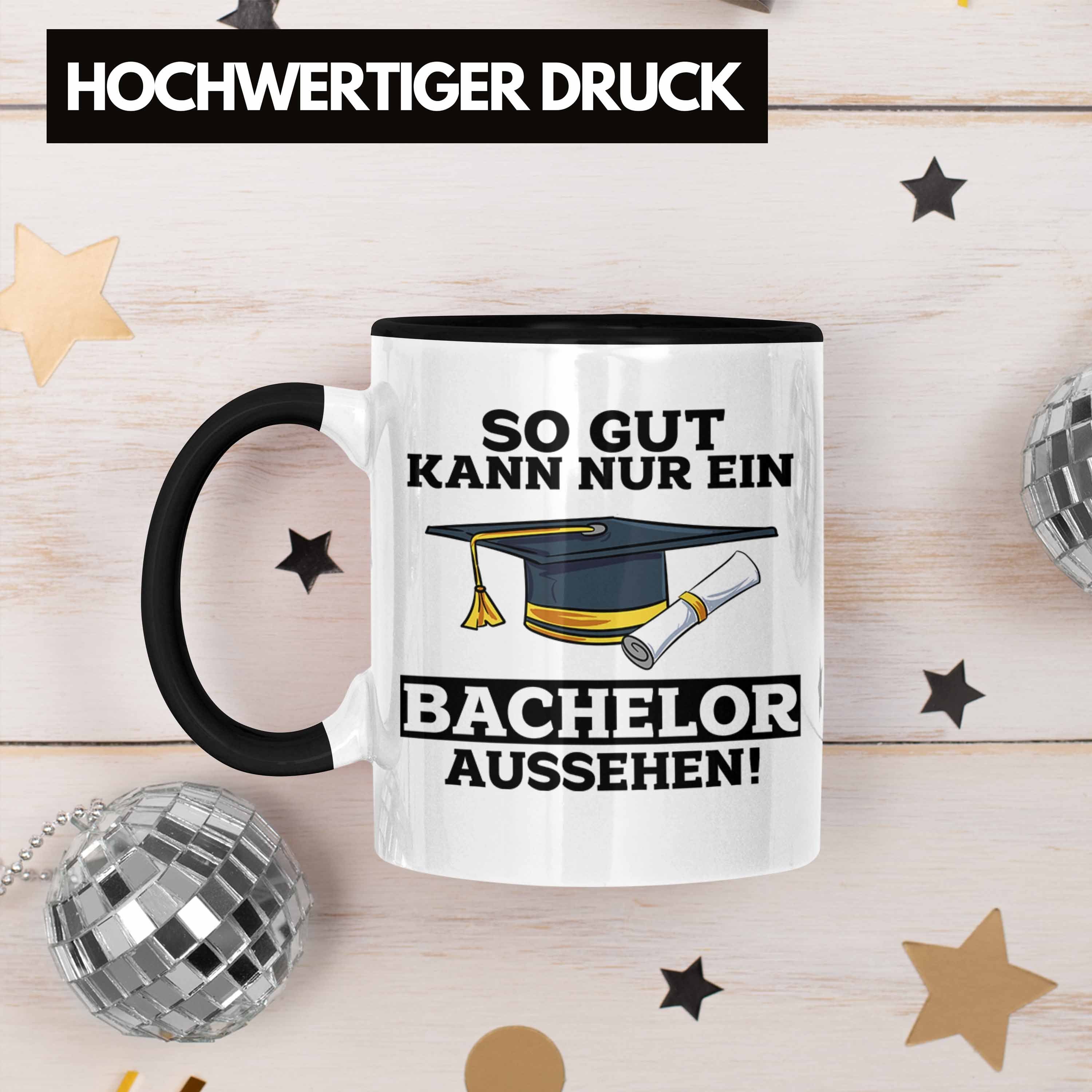 Trendation Tasse Tasse Geschenk Bestandene Nu Geschenkidee Bachelor-Prüfung Kann Schwarz So Gut