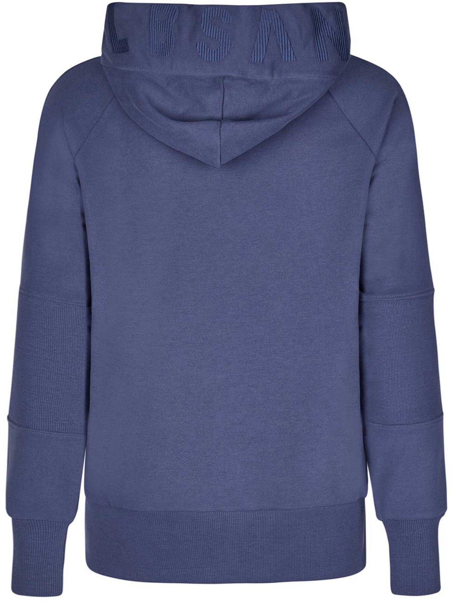 Elbsand Kapuzensweatjacke Jacke KELDA Hood-Jacket mit Kapuze und Logo-Print (1-tlg) blau