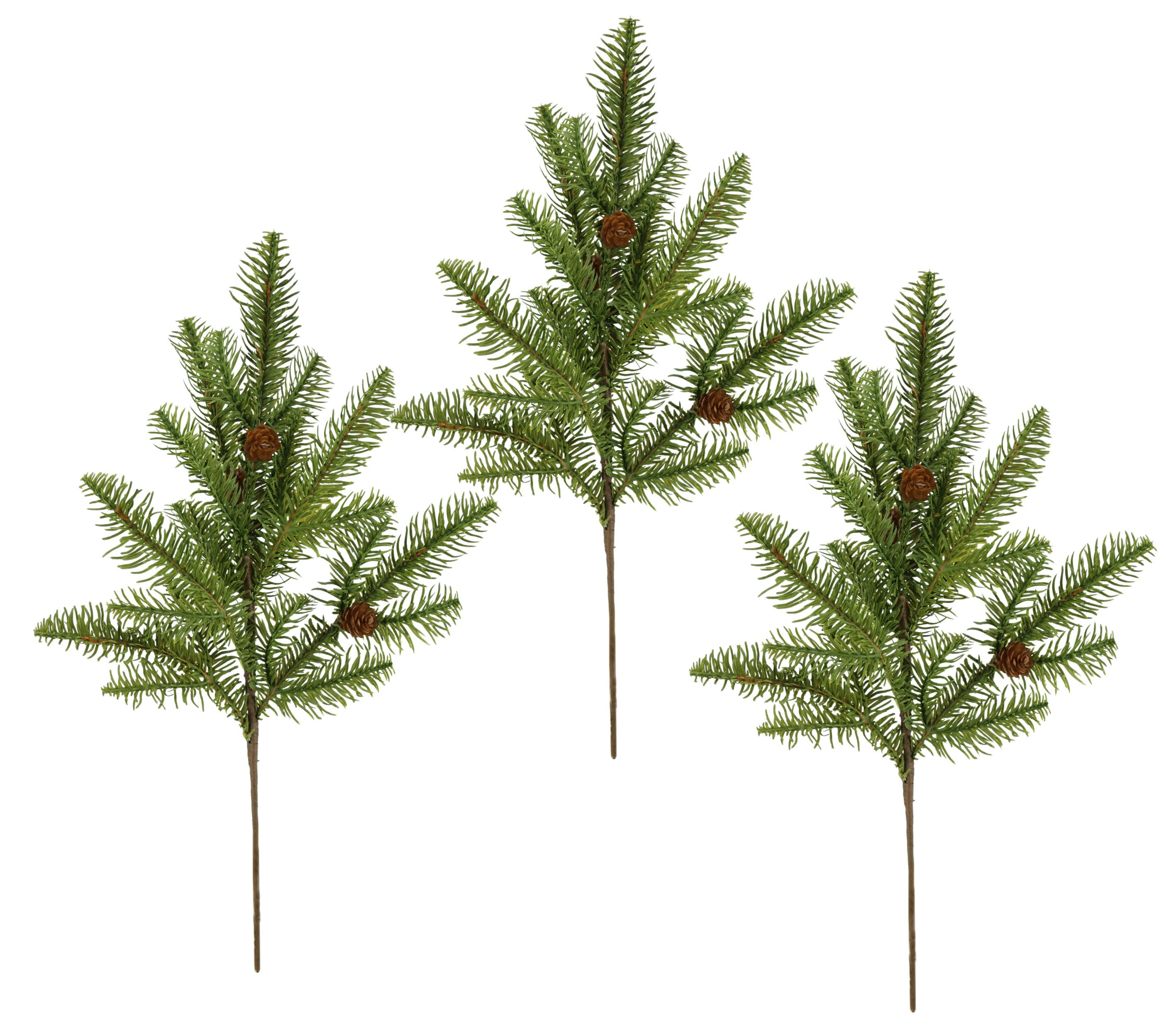 Kunstzweig Tannenzweige mit Zapfen, I.GE.A., Höhe 45 cm, 3er Set Künstliche günstig online kaufen