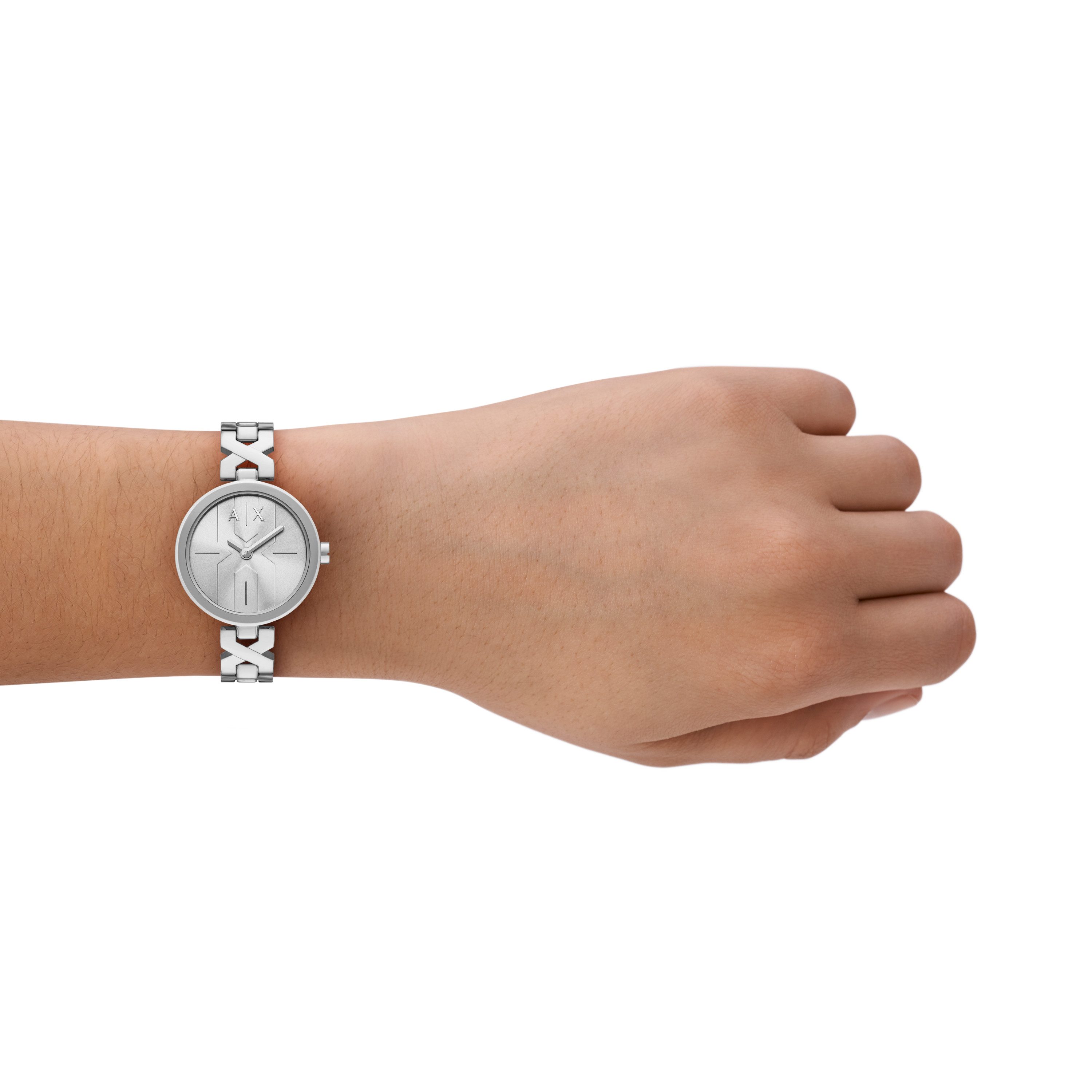 ARMANI EXCHANGE Quarzuhr AX5830, Armbanduhr, Damenuhr, Edelstahlarmband, analog