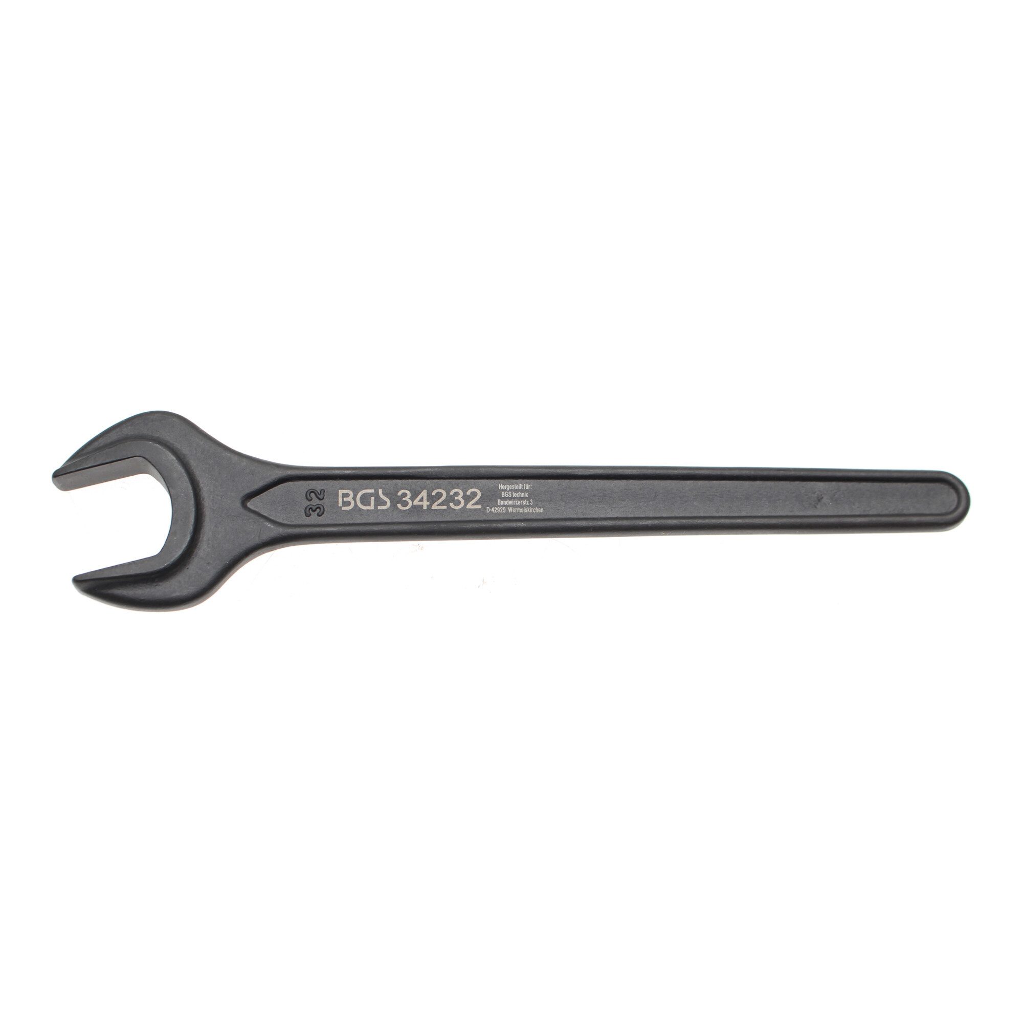 BGS technic Maulschlüssel BGS Einmaulschlüssel 34232, DIN 894, SW 32 mm
