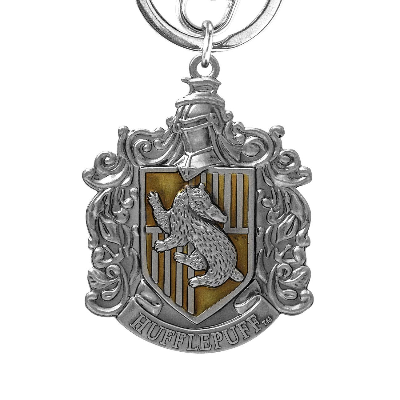 Schlüsselanhänger Harry Potter Zinn-Schlüsselanhänger Hufflepuff Crest