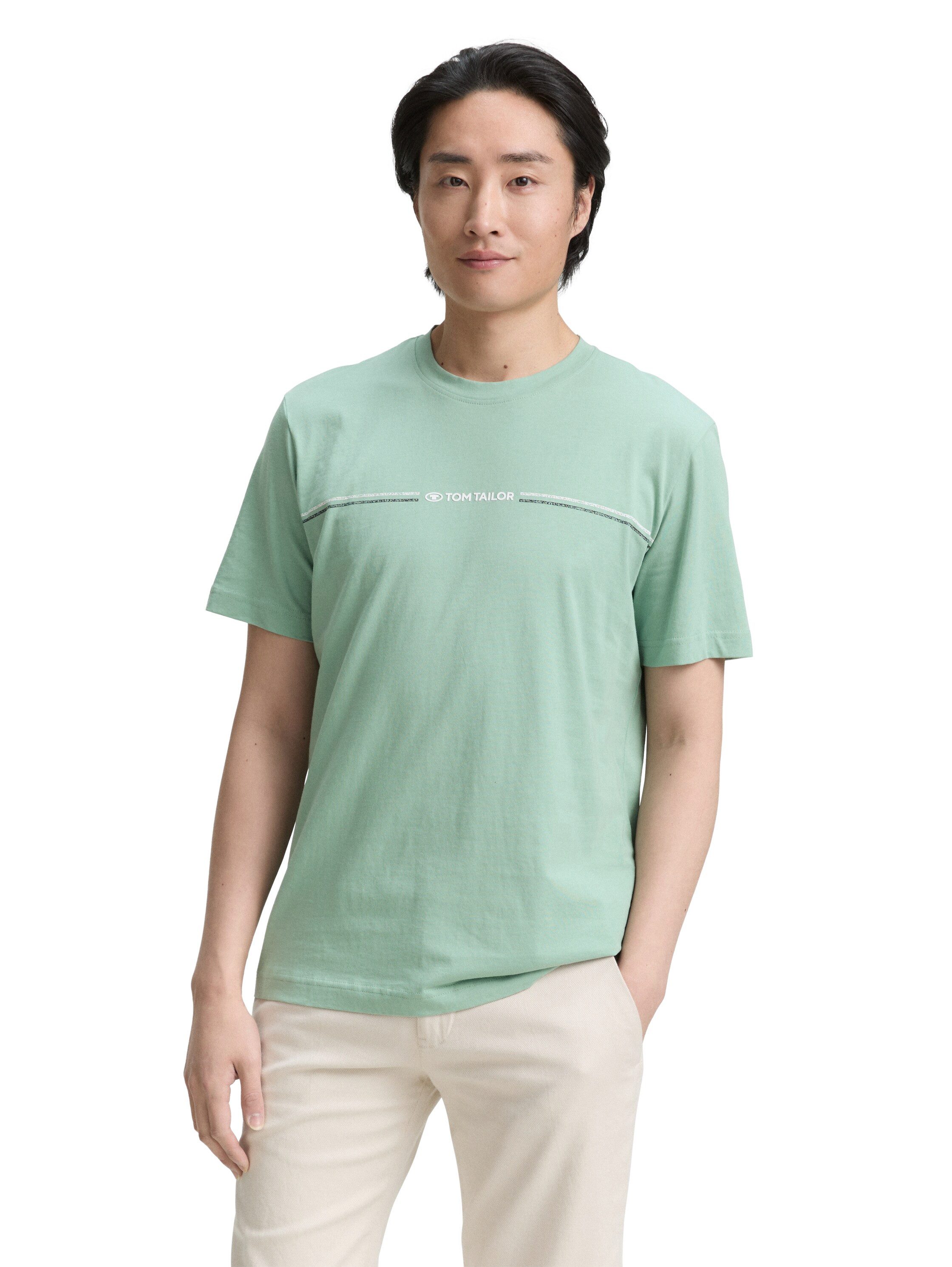 TOM TAILOR T-Shirt mit Logofrontprint günstig online kaufen