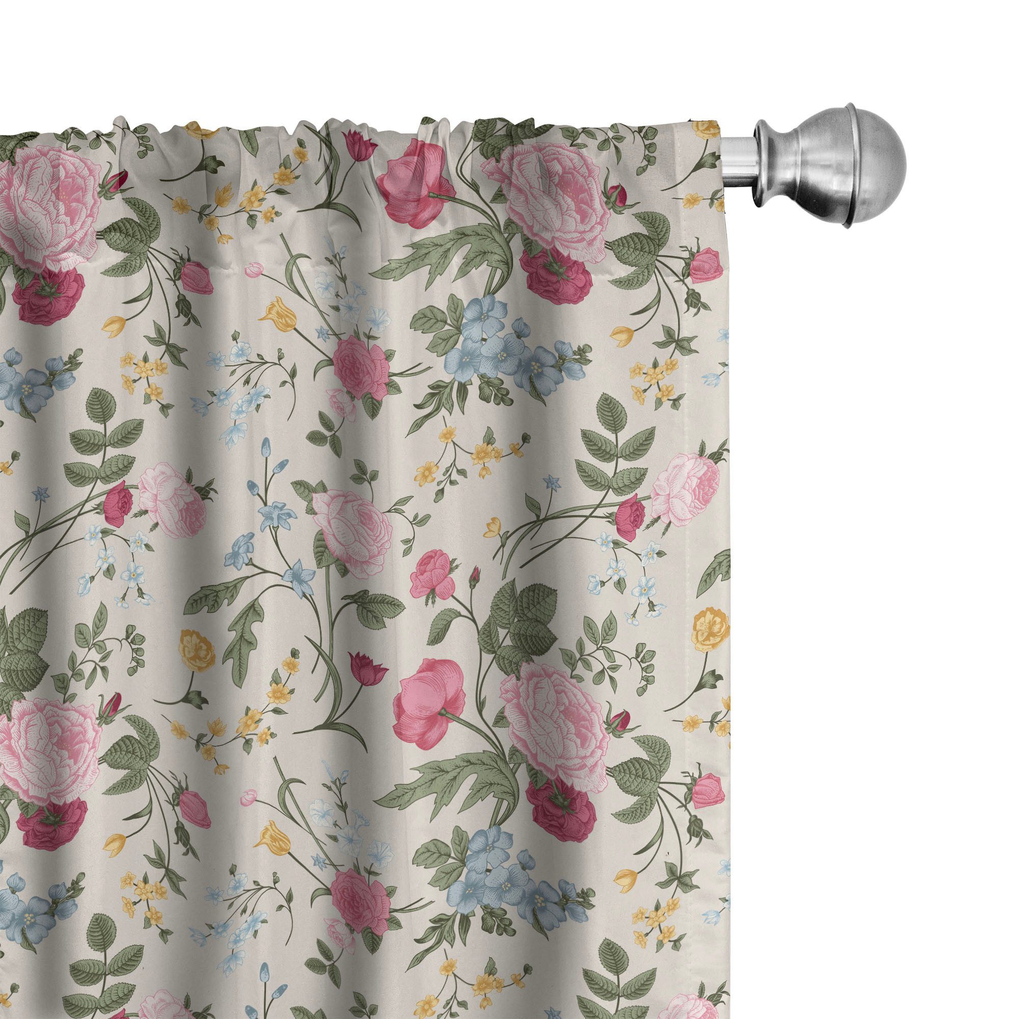 Abakuhaus Gardine Vorhang für Wohnzimmer Schlafzimmer Dekor, Microfaser, Vi günstig online kaufen