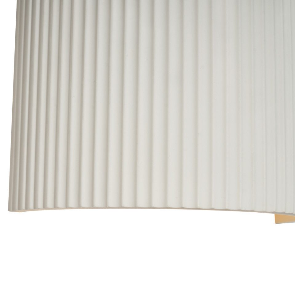 Qazqa Wandleuchte Plaster, ohne Leuchtmittel, Warmweiß, QAZQA Wand­leuchte, e27, Beige, Gips, Japandi