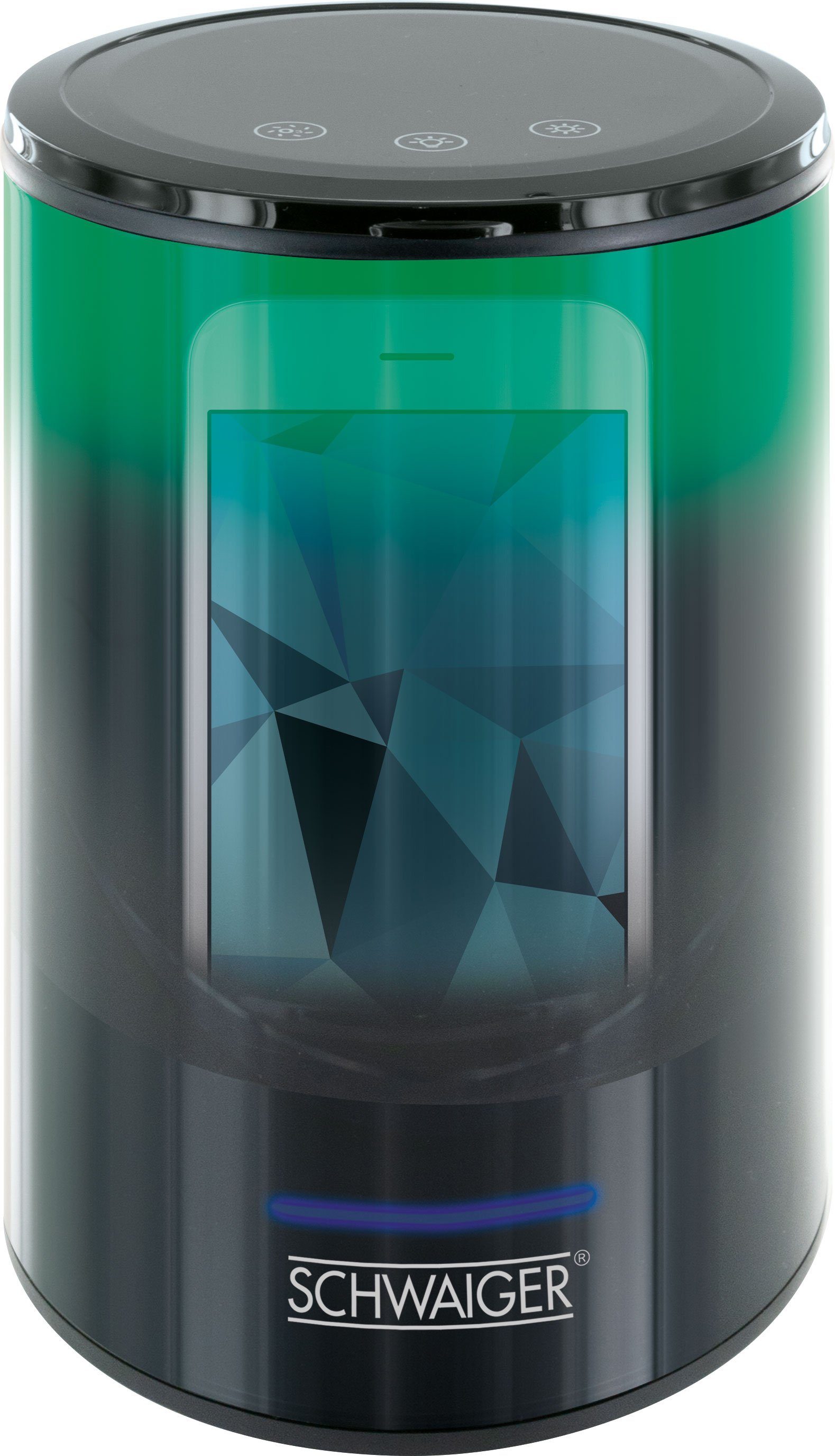 Schwaiger Dampfsterilisator 661989, Ozon Sterilisator, LED Beleuchtung, zum Sterilisieren von Altagsgegenständen