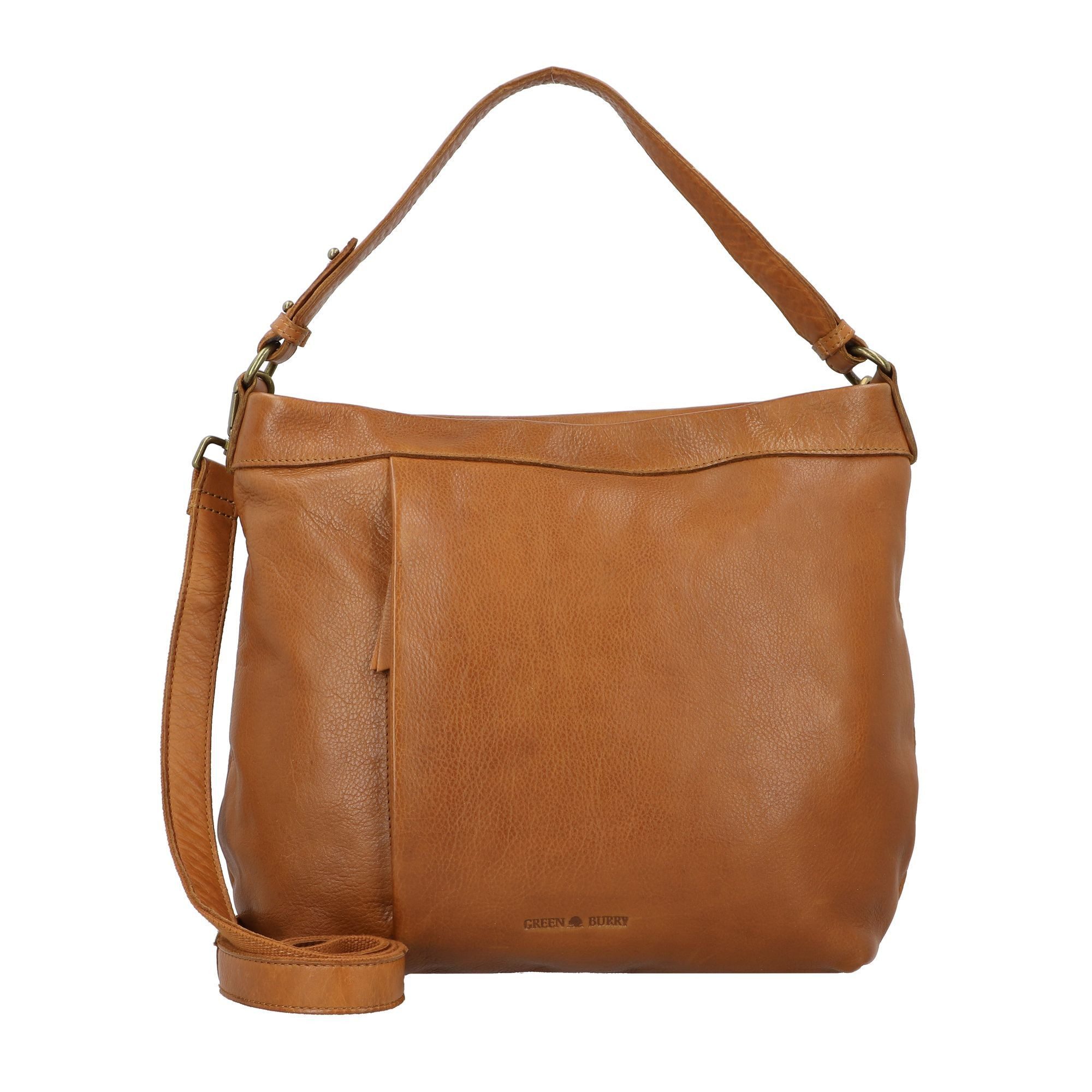 Greenburry Schultertasche Colombiana, Leder günstig online kaufen