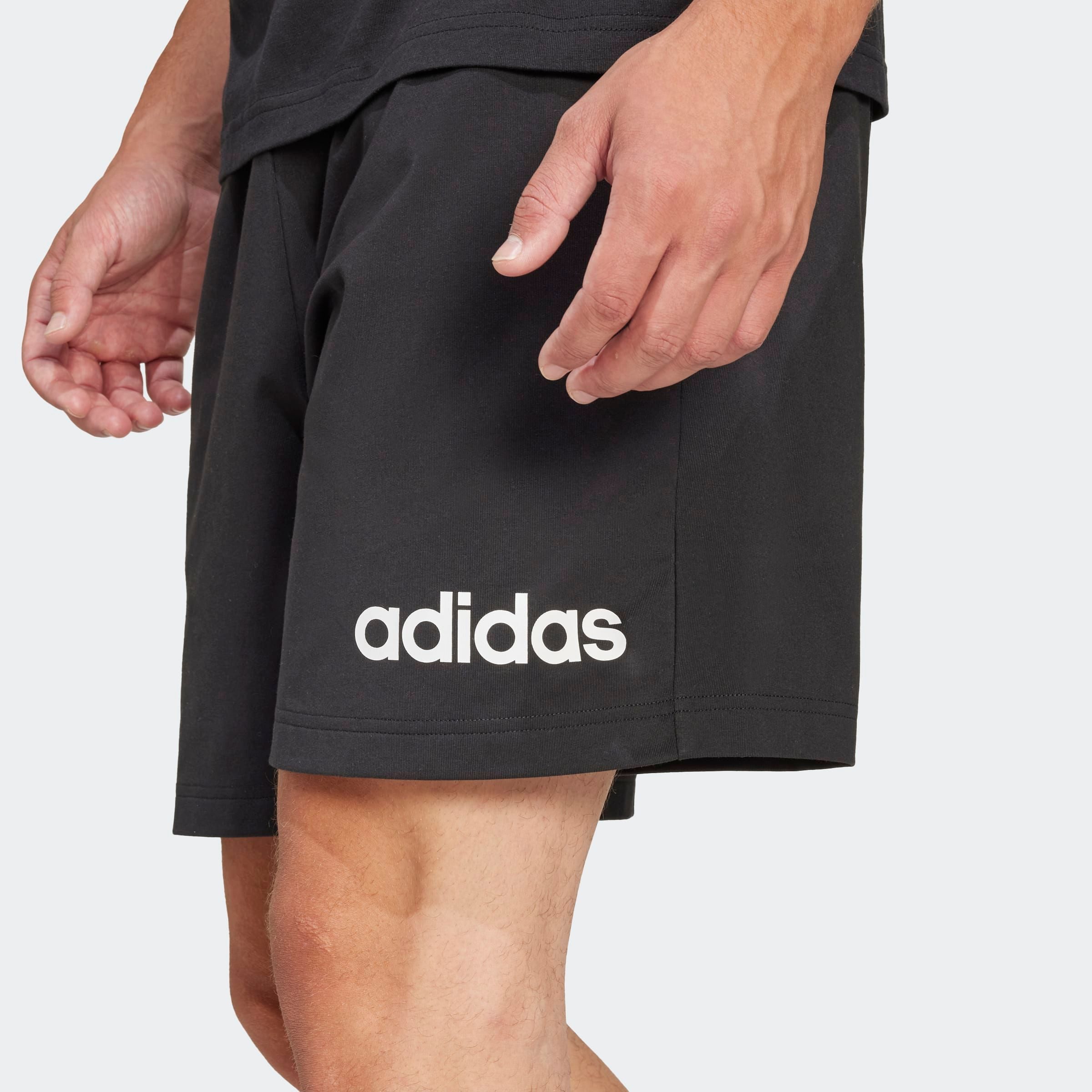 adidas Sportswear Shorts ESSENTIALS LINEAR SINGLE JERSEY – Bild 5 von 5