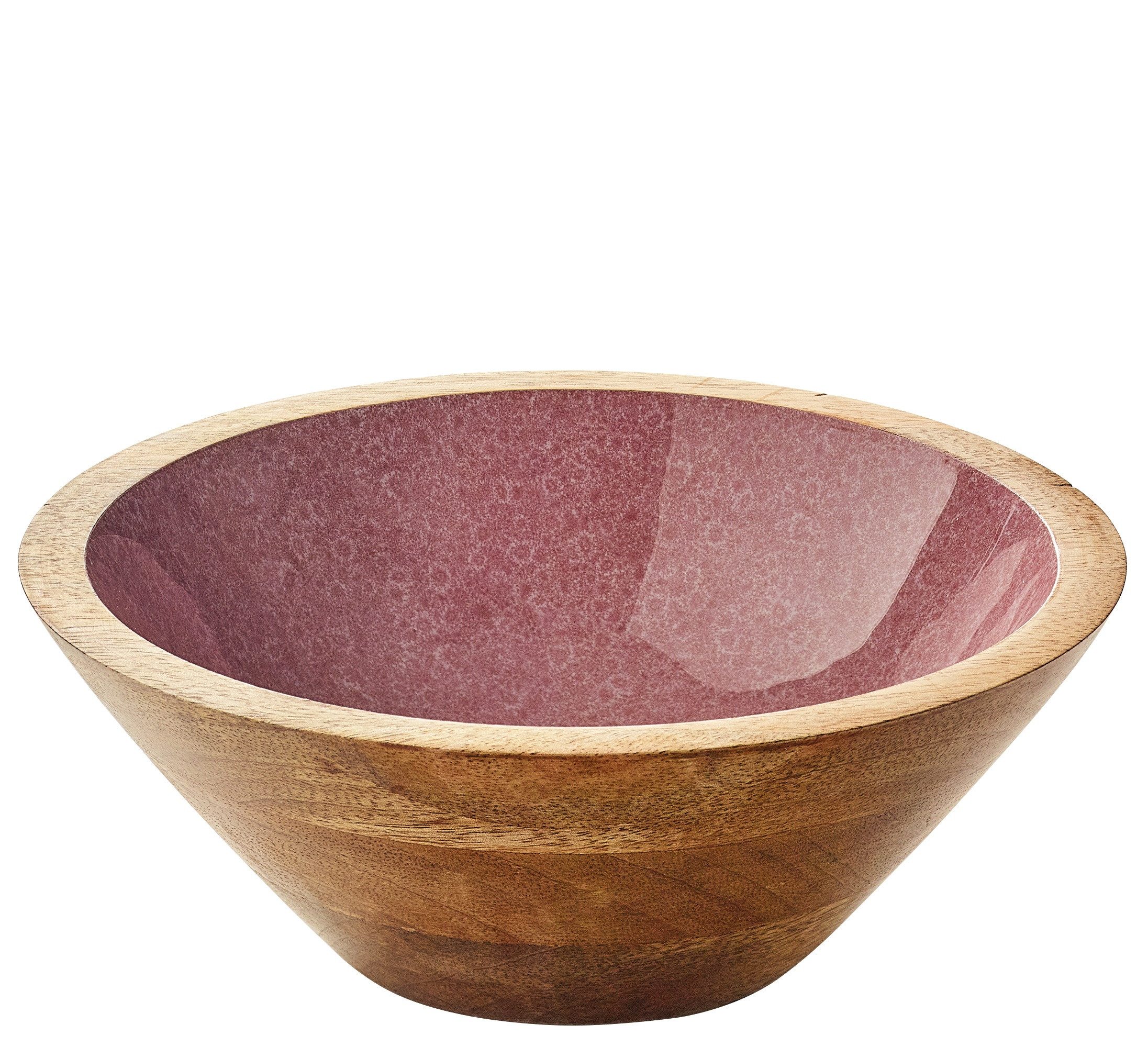 ZASSENHAUS Schüssel Schüssel Schale Obstschale Mangoholz Ø20 x 8cm ZASSENHAUS MINERAL, Material: Mangoholz