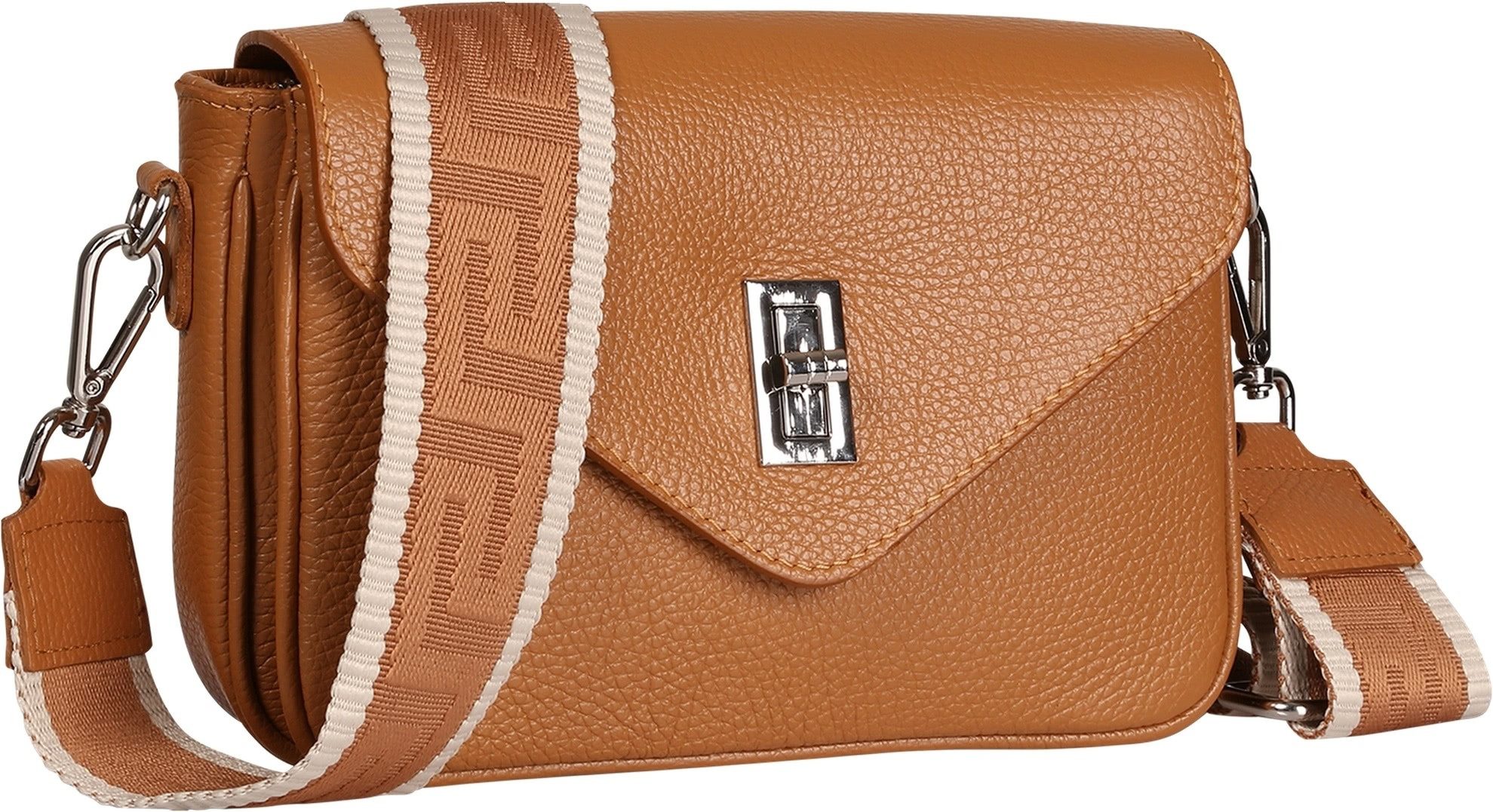 Umhängetasche Toscanto Tasche hellbraun Umhängetasche