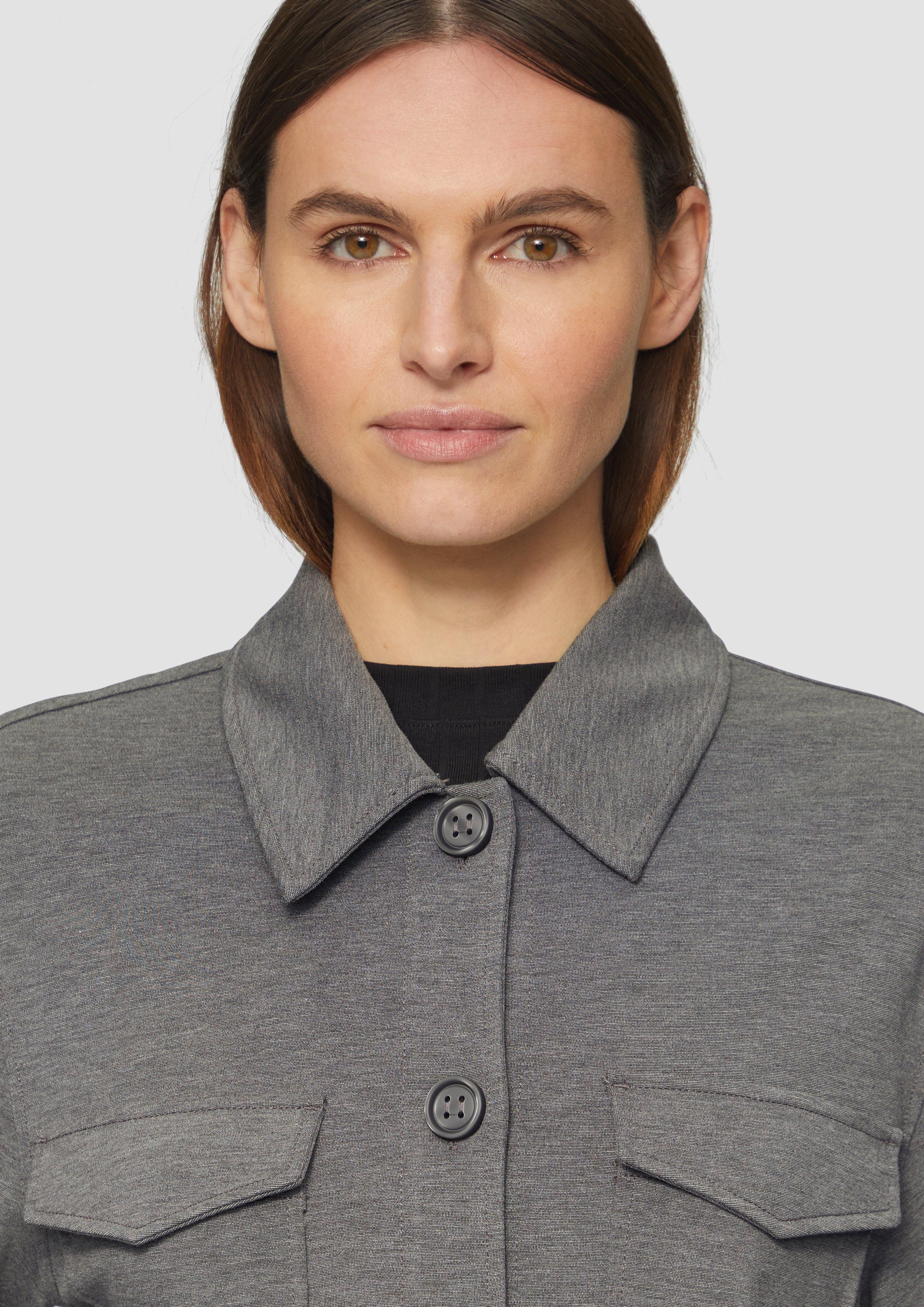 s.Oliver Funktionsjacke Melierte Jacke aus Interlockjersey günstig online kaufen