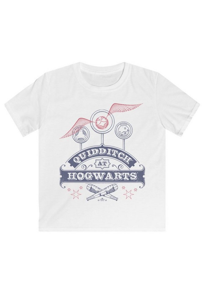 F4NT4STIC T-Shirt Harry Potter Quidditch Hogwarts Print, Offiziell  lizenziertes Harry Potter T-Shirt