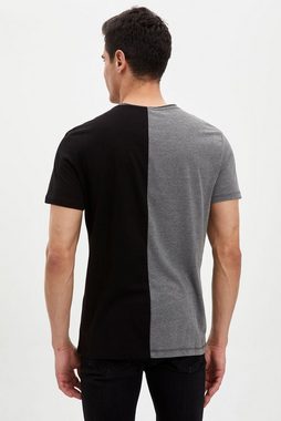 DeFacto T-Shirt Herren T-Shirt Coool-Slim Fit (Packung, 0-tlg)