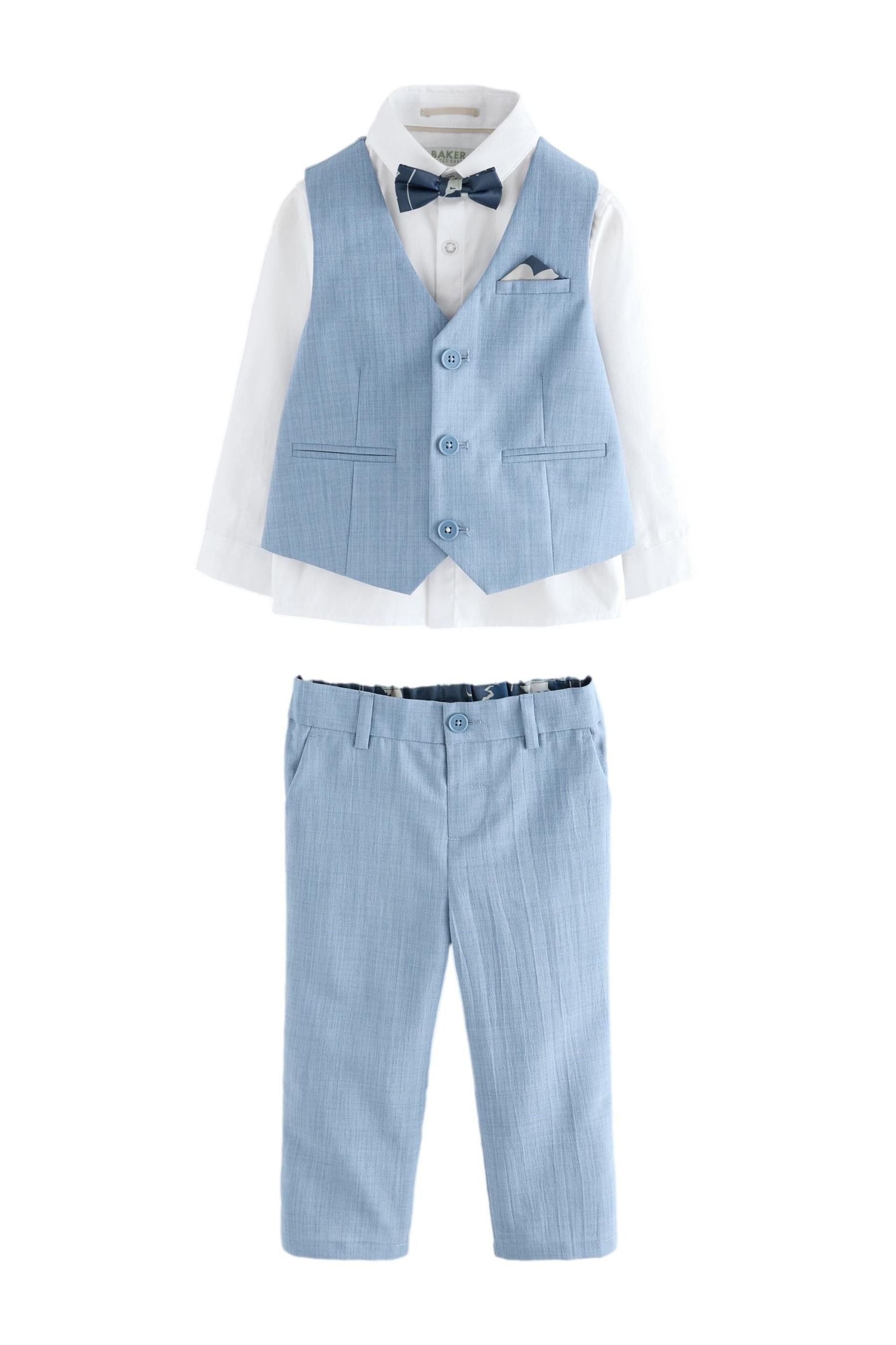 Baker by Ted Baker Hemd & Hose Baker by Ted Baker Weste, Hemd und Hose im Set (4-tlg)
