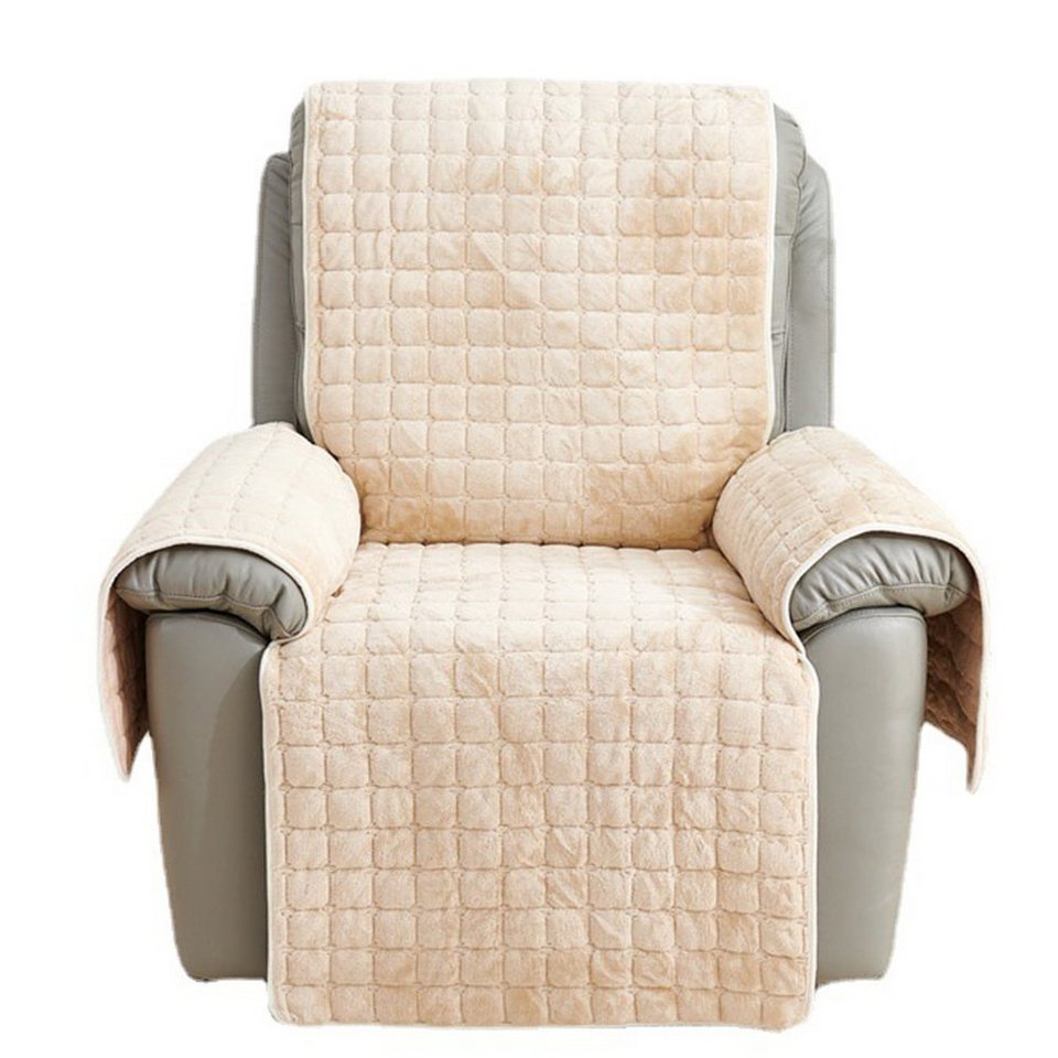 Sofahusse Sofa Armlehnenbezüge, Sesselauflage Relaxsessel Bezüg 1 Sitz  53*190cm, HIBNOPN