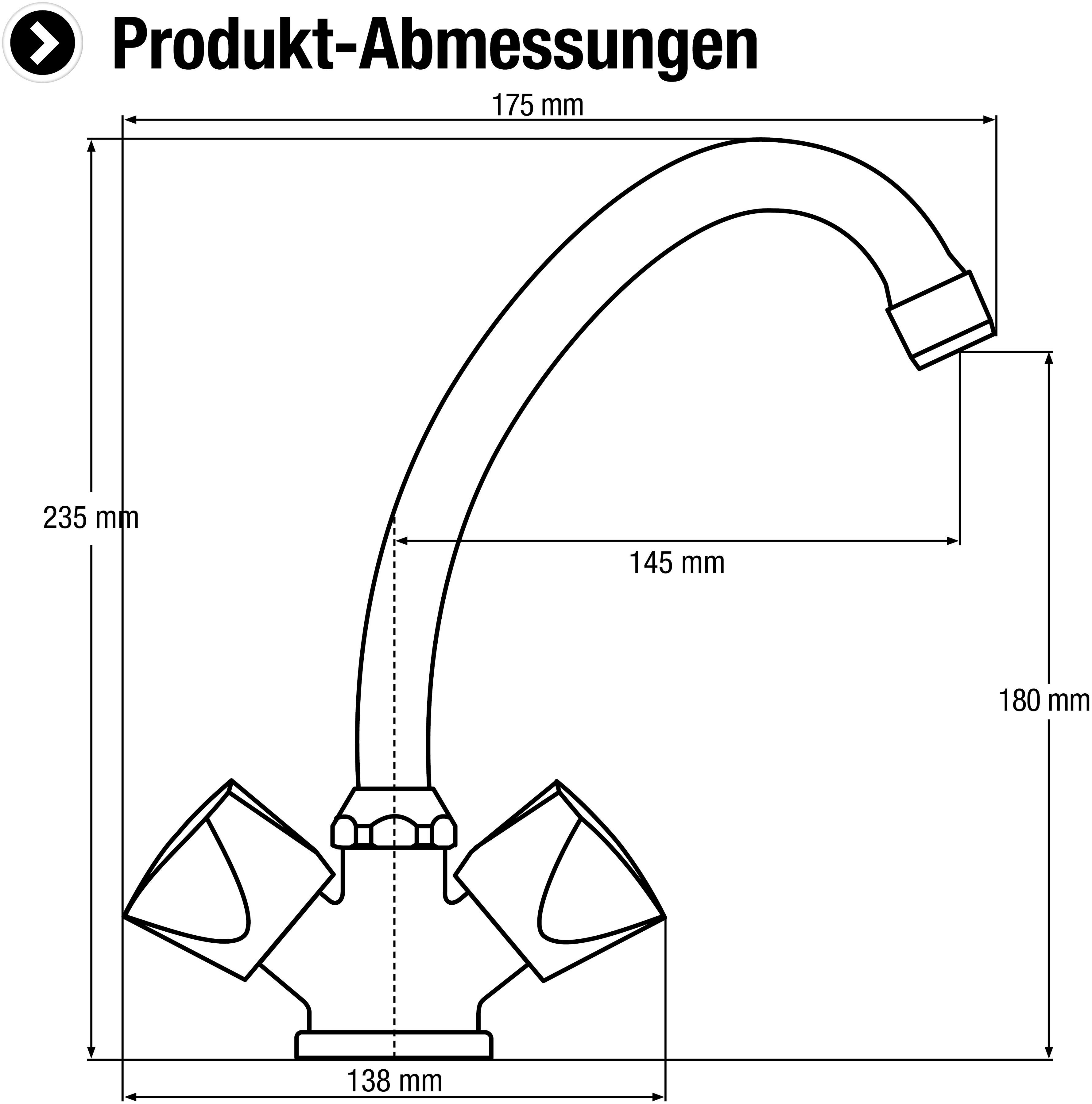 Lisa CORNAT Wasserhahn Waschtischarmatur