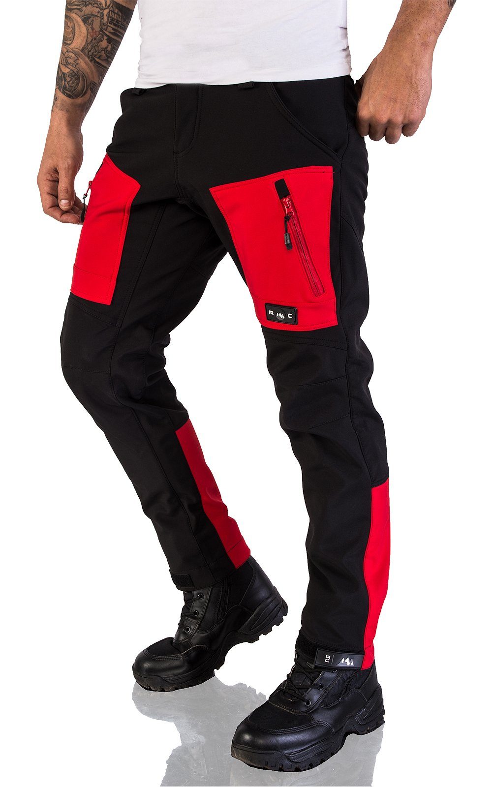 Rock Creek Softshellhose Herren Softshellhose Wanderhose H-196