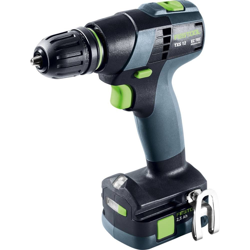 FESTOOL Akku-Schrauber TXS 12 2,5-Plus 576873 Akku-Bohrschrauber 10.8 V 2.50 Ah