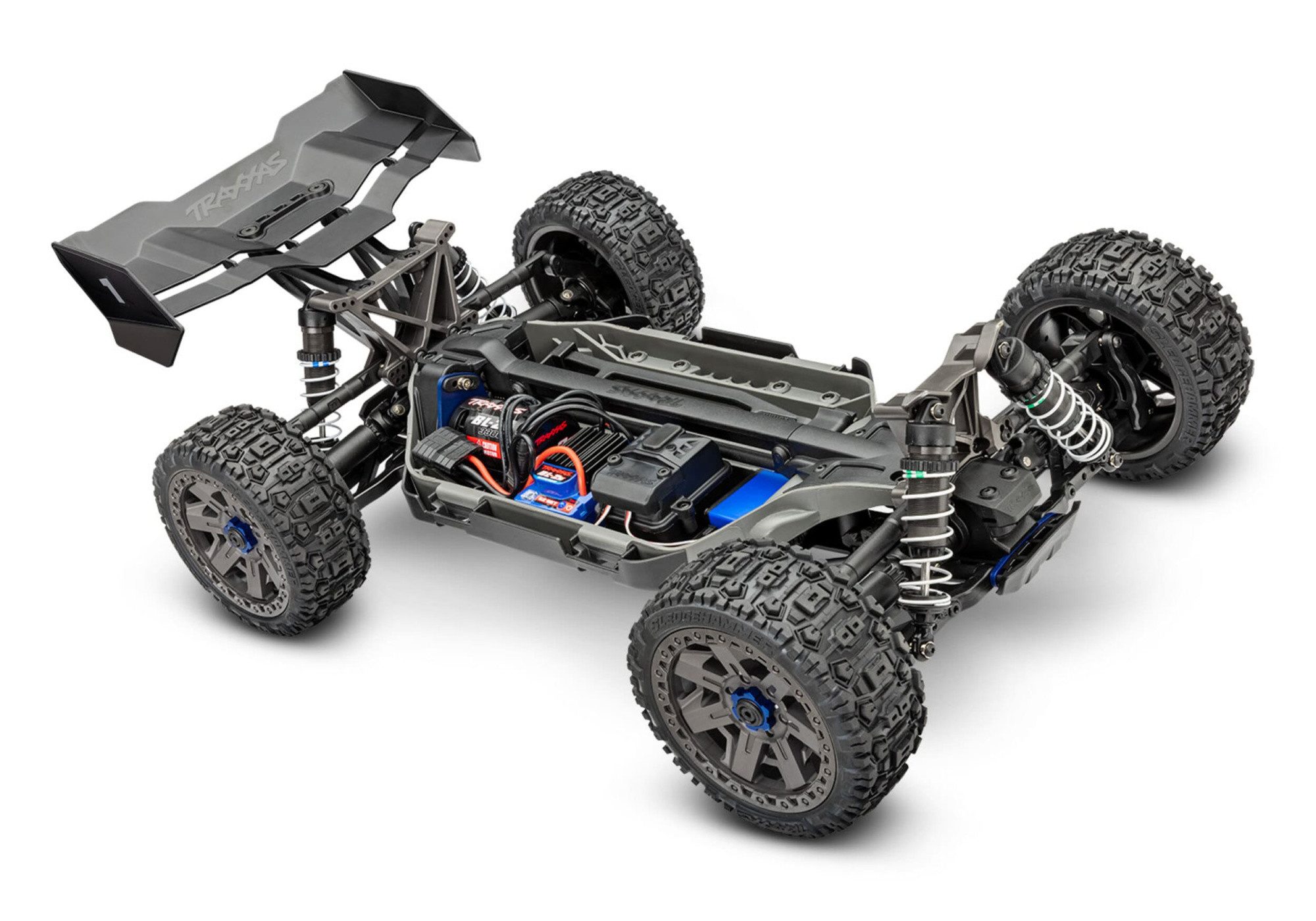 Traxxas RC-Buggy Traxxas Jato 4x4 Brushless RC Buggy RTR 1:8 Rot