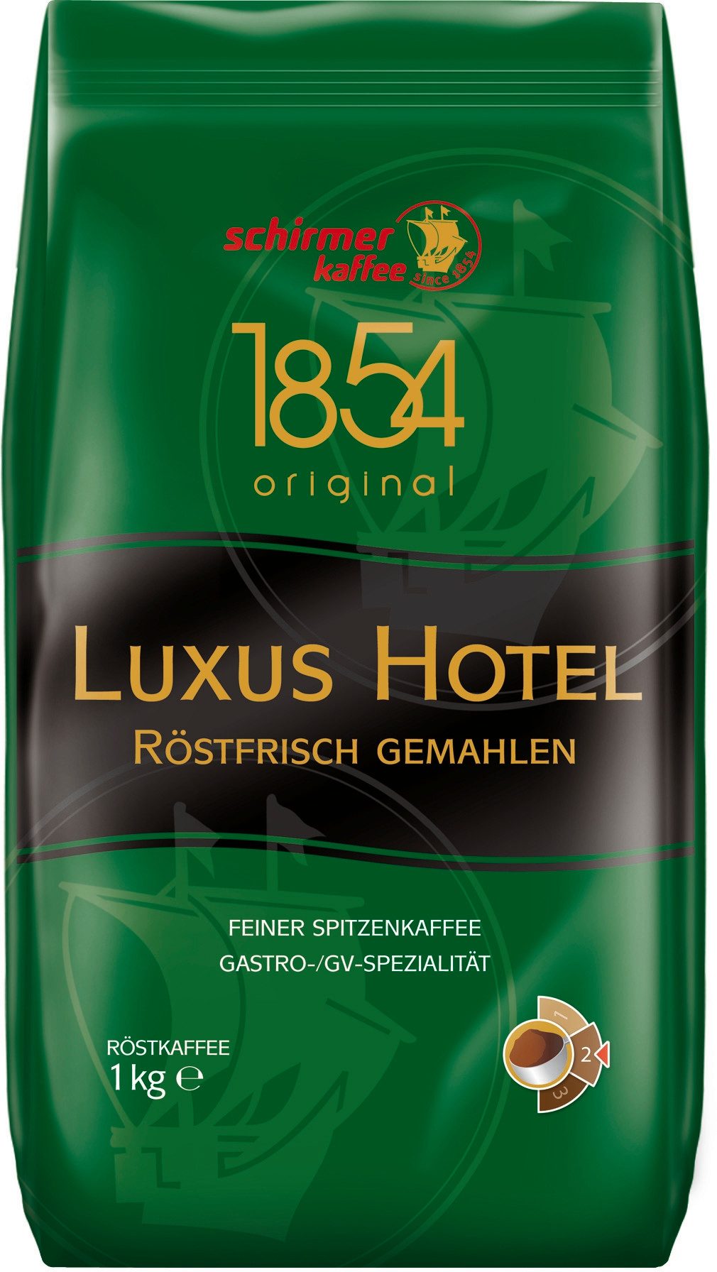 SCHIRMERKAFFEE Kaffee, Schirmer Luxus Hotel Kaffee fein, ausgewogen 1000g