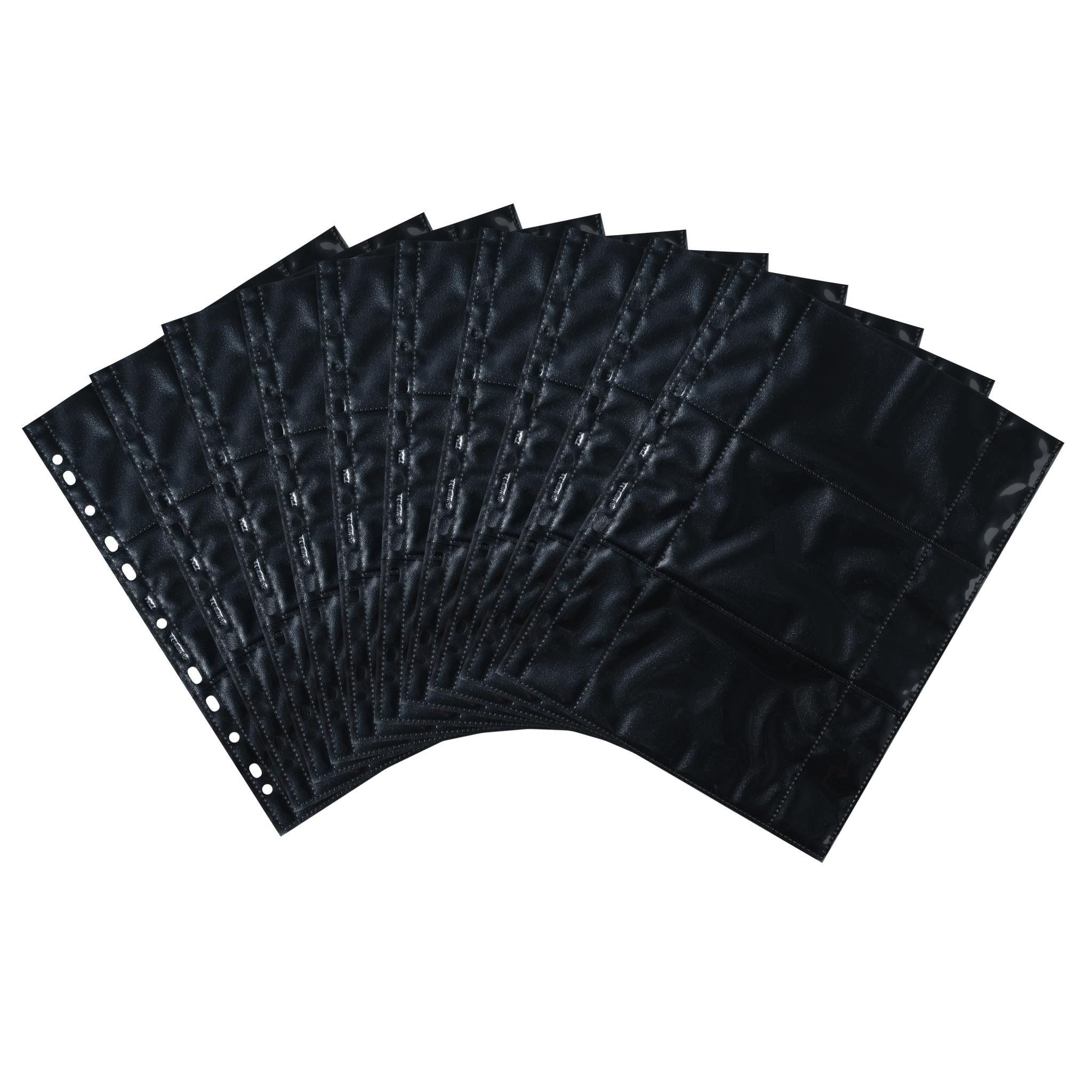 HERMA Fotoalbum Herma FOTOPHAN Fotosichthüllen PP für Fotos 9 x 13 cm quer schwarz 10