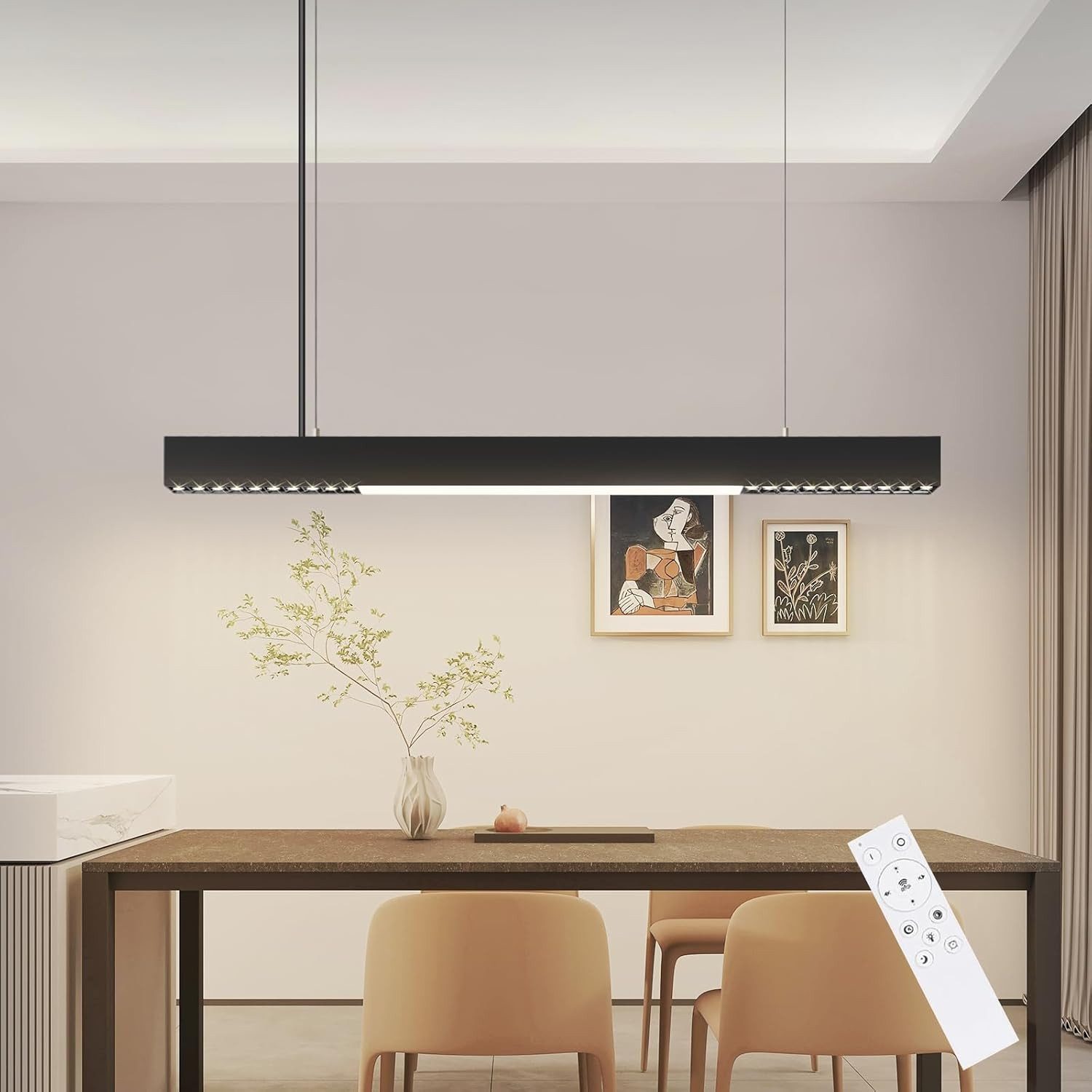ZMH LED Pendelleuchte Esstisch Hängelampe Dimmbar günstig online kaufen