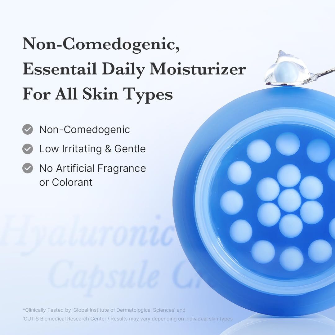 Medicube Tagescreme Hyaluronic Moisturizing Capsule Cream 55g – Leichte Gel-Creme mit Hyaluronsäure, Panthenol & Ceramiden zur Feuchtigkeitspflege, und Unterstü – Bild 4 von 5