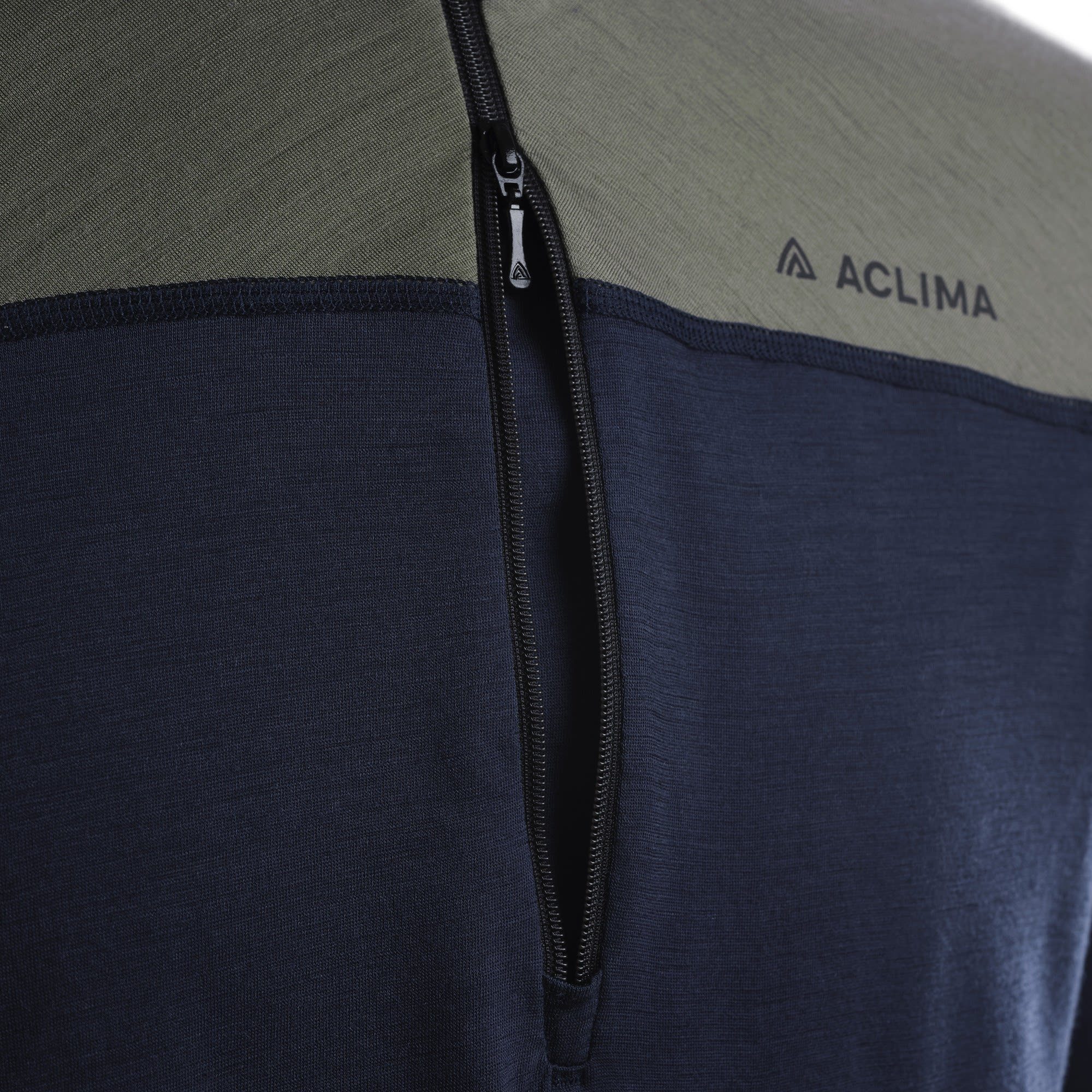 Mockneck M Lightwool Herren Aclima Fleecepullover Aclima Reinforced