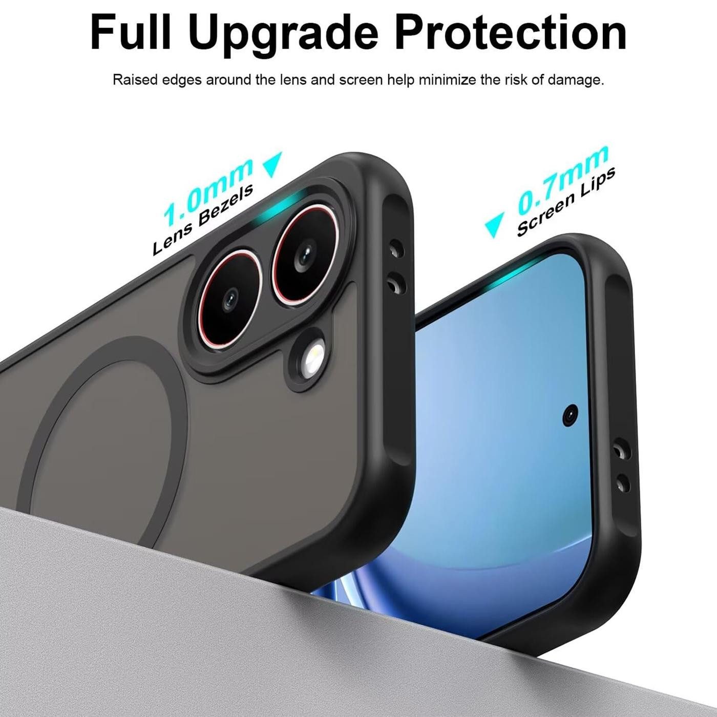 CoolGadget Handyhülle Magnet-Hülle für Xiaomi Poco X8 Pro Schutzhülle magnetisch 6,59 Zoll, Hülle Matt Stoßfest kompatibel mit QI-Laden Zubehör Kameraschutz Case