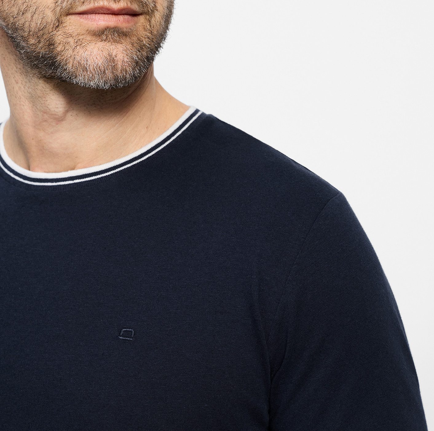 OLYMP T-Shirt regular fit, Rundhals, casual