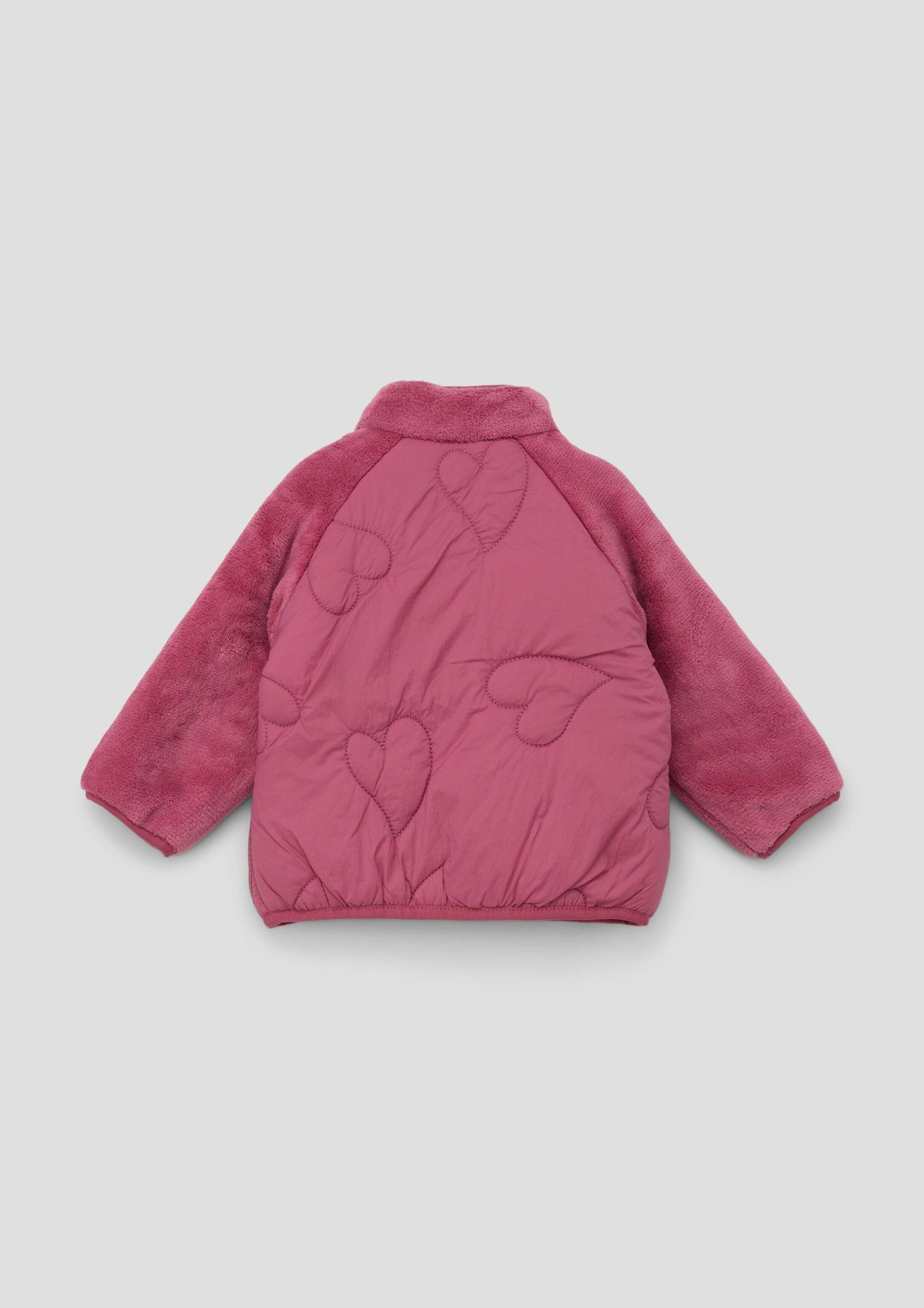 s.Oliver Funktionsjacke Indoor-Jacke Blousonjacke im Fabricmix