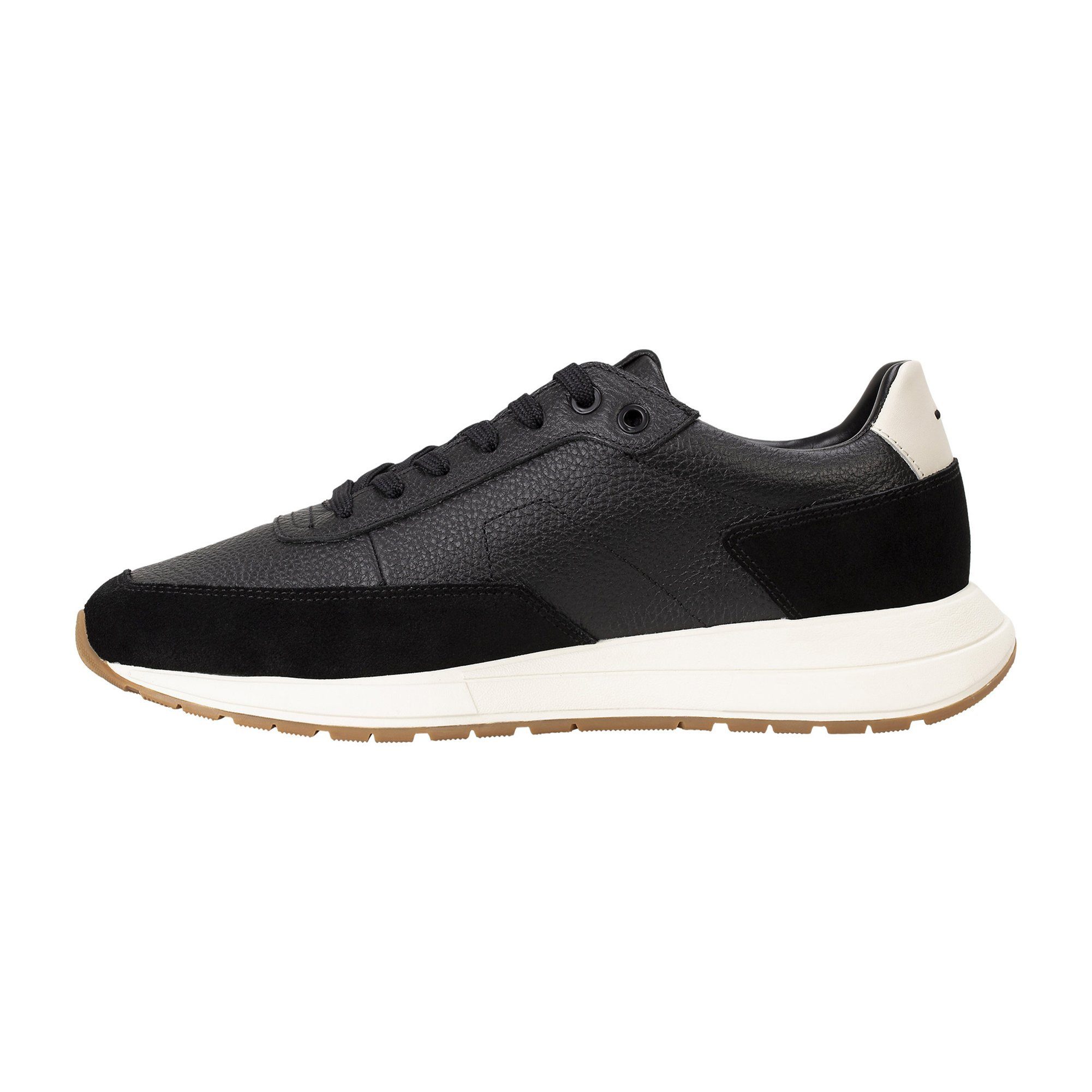BOSS Herren Sneaker Leder Vinston Runn dsgrlt Sneaker