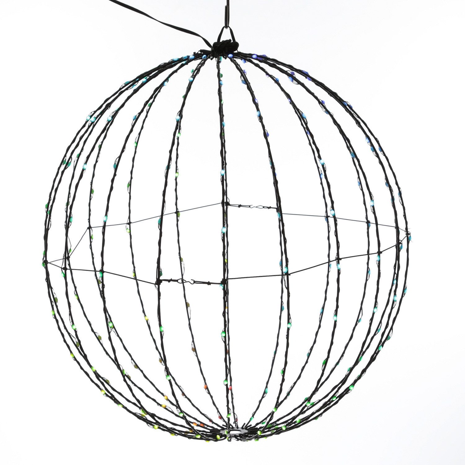 MARELIDA LED Kugelleuchte Drahtkugel Leuchtkugel 50cm Farbwechsel bunte Lic günstig online kaufen