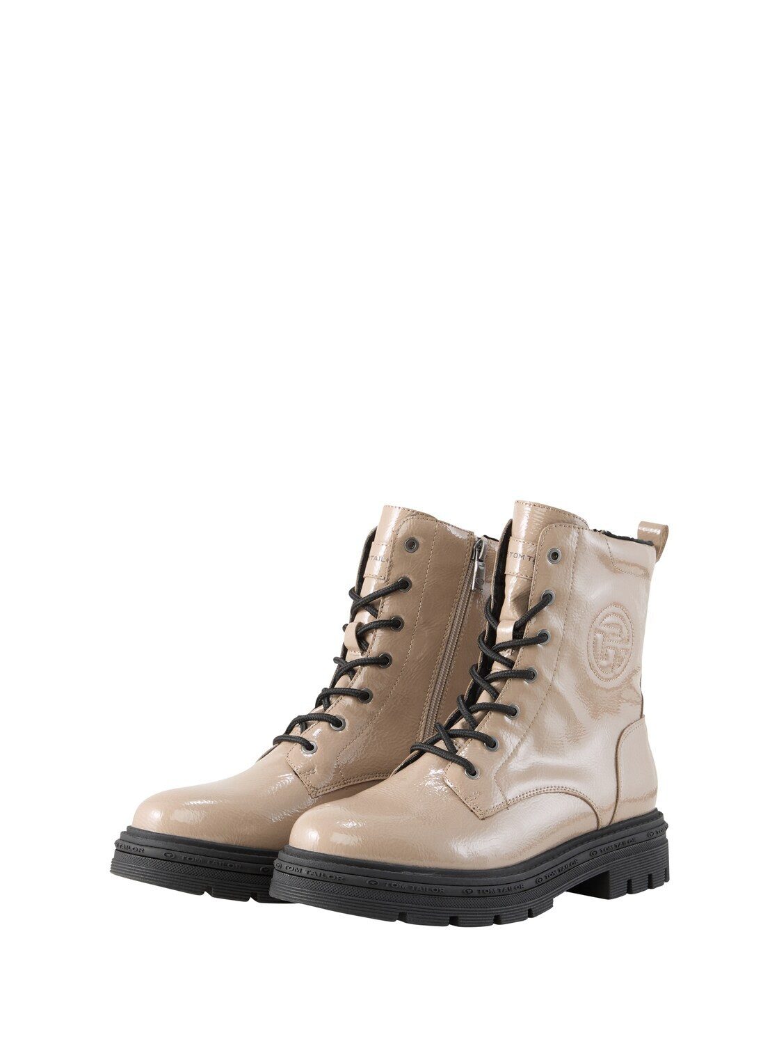 TOM TAILOR Shoes Licence Schnürstiefel (1-tlg) Сапогиetten aus Kunstleder