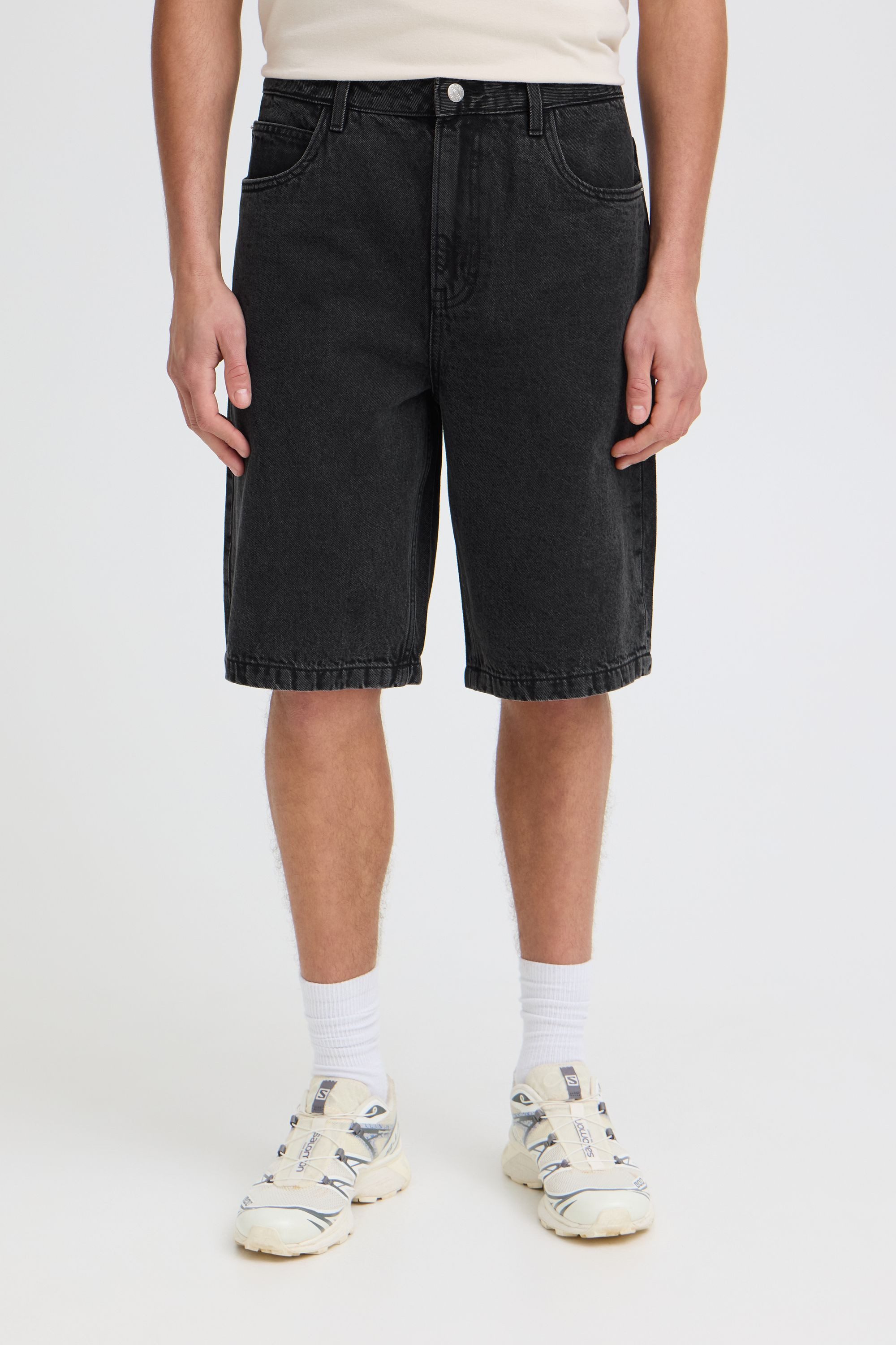 !Solid Jeansshorts SDOmid Weite Jeansshorts im 5-Pocket-Stil - Relaxed Fit