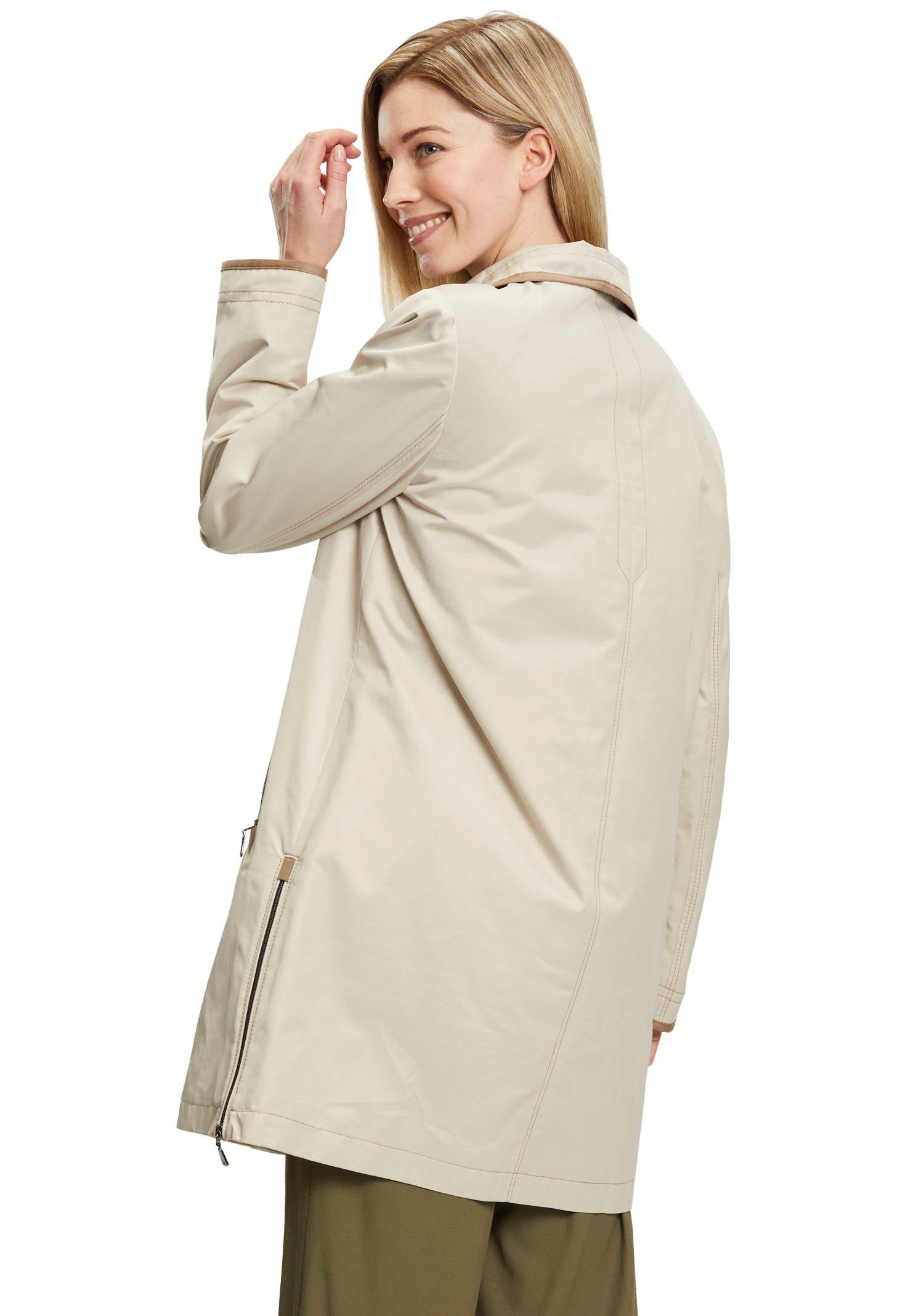 Outdoorjacke Stehkragen mit light beige Gil Bret