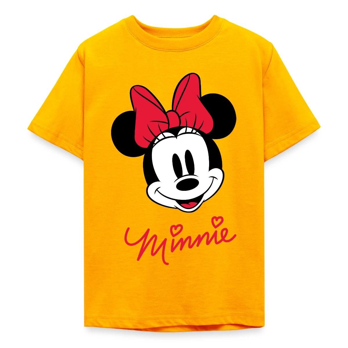 T-Shirt Mickey & Minnie Schriftzug Teenager T-Shirt