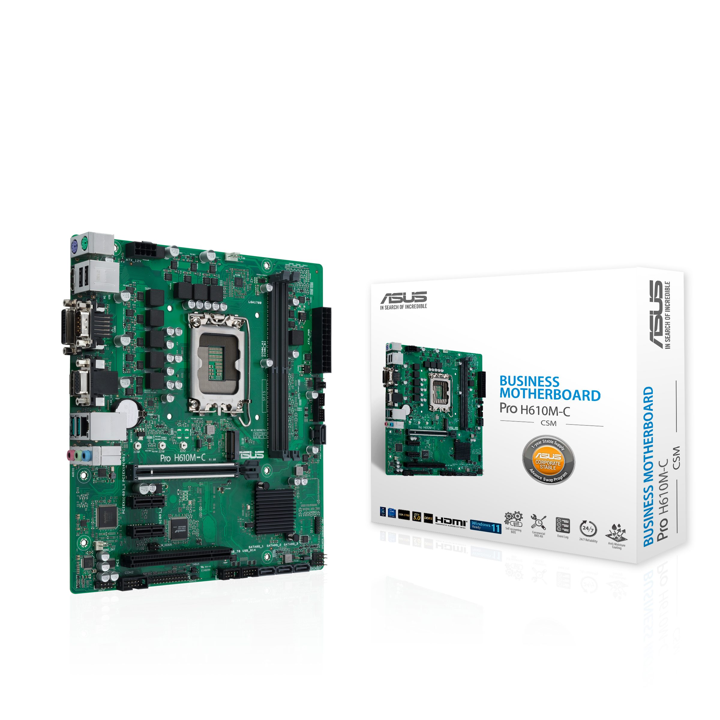 Asus PRO H610M-C-CSM Mainboard
