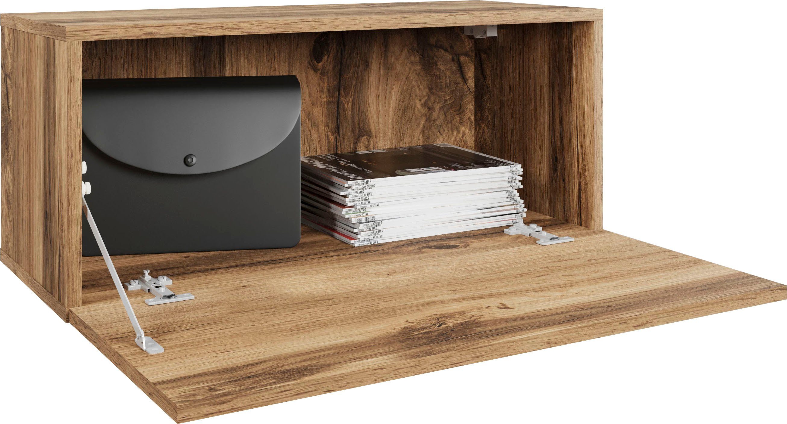 OTTO home Garderobenschrank Paris Kleine Garderobe Wandschrank 70 cm breit, 1 Klappe