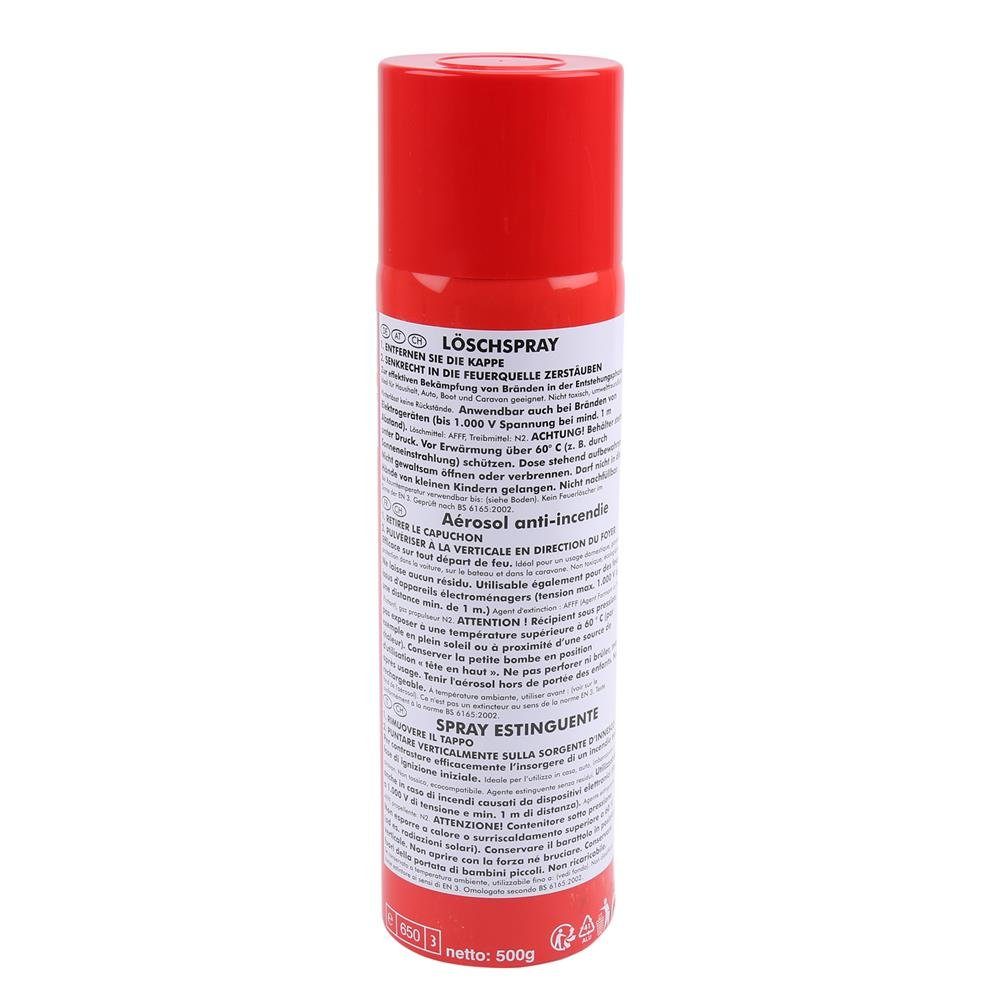 OLYMPIA OFFICE Feuerlöschspray Feuerlöschspray, Feuerlöscher auf Schaumbasis, Feststoffe, Flüssigkeiten, Speisefett