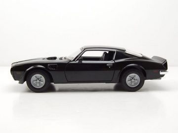 Welly Modellauto Pontiac Firebird Trans Am 1972 schwarz Modellauto 1:24 Welly, Maßstab 1:24