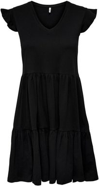 ONLY Jerseykleid ONLMAY CAP SLEEVES FRILL DRESS