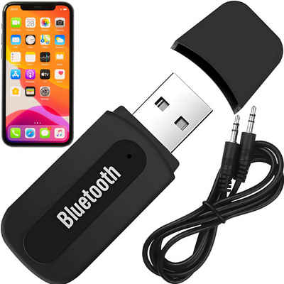 Retoo Bluetooth 2in1 Sender Empfänger Audio Transmitter Aux Wireless USB Bluetooth-Adapter, Signal Bluetooth, kabelloseWiedergabe der Musik