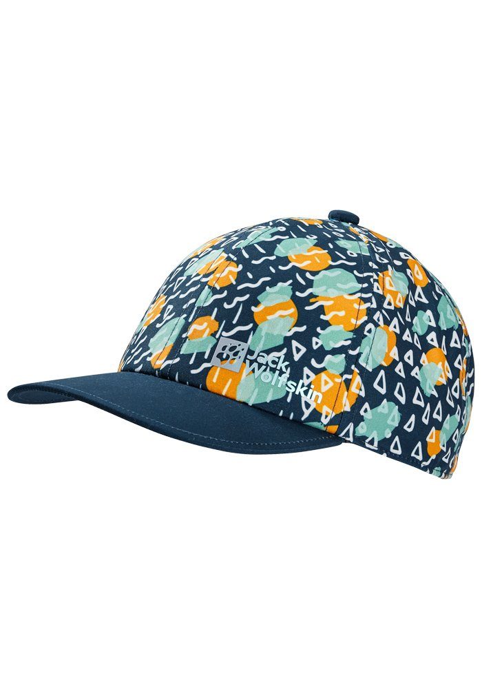 Jack Wolfskin Baseball Cap VILLI CAP K dark-sea-all-over | Baseball Caps